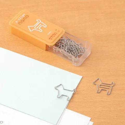 Favorite Story Paper Clips Midori D-Clips Nano, Dog