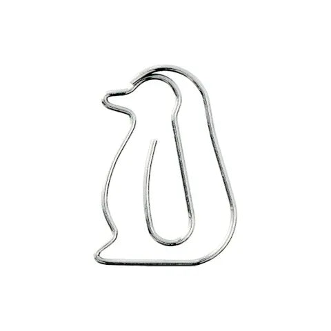 Favorite Story Paper Clips Midori D-Clips Nano, Penguin