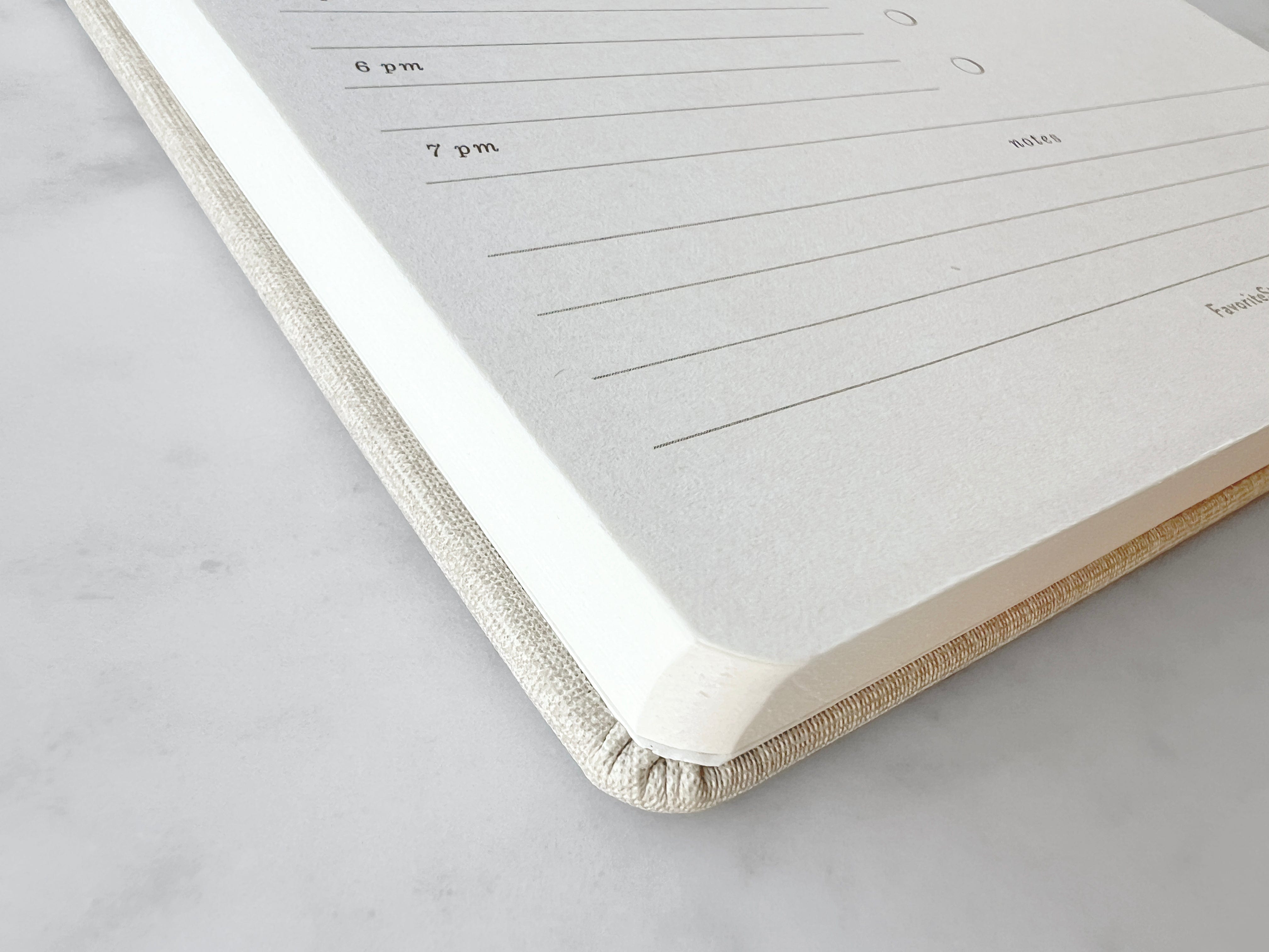 Favorite Story Notepad Refillable Daily Planner Notepad with Brass Screws