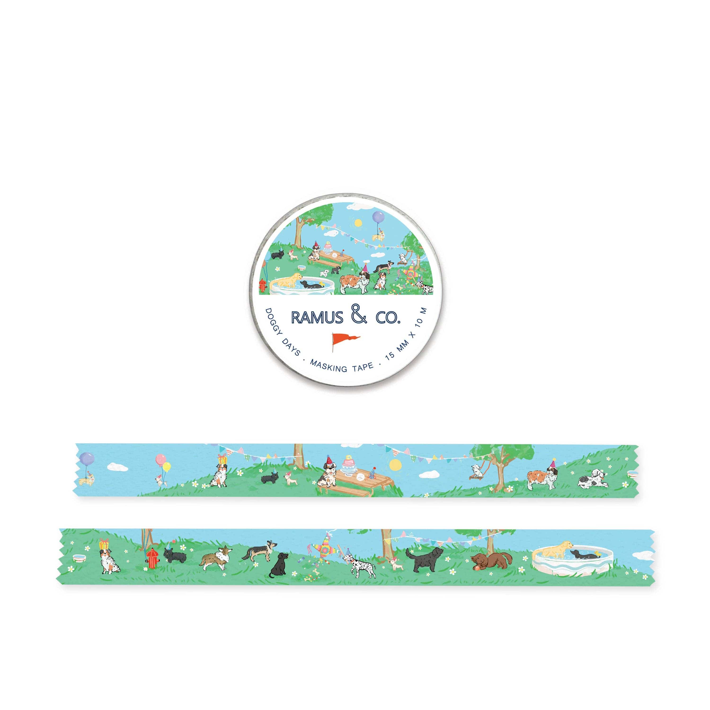 Favorite Story Ramus & Co. Doggy Days Masking Tape
