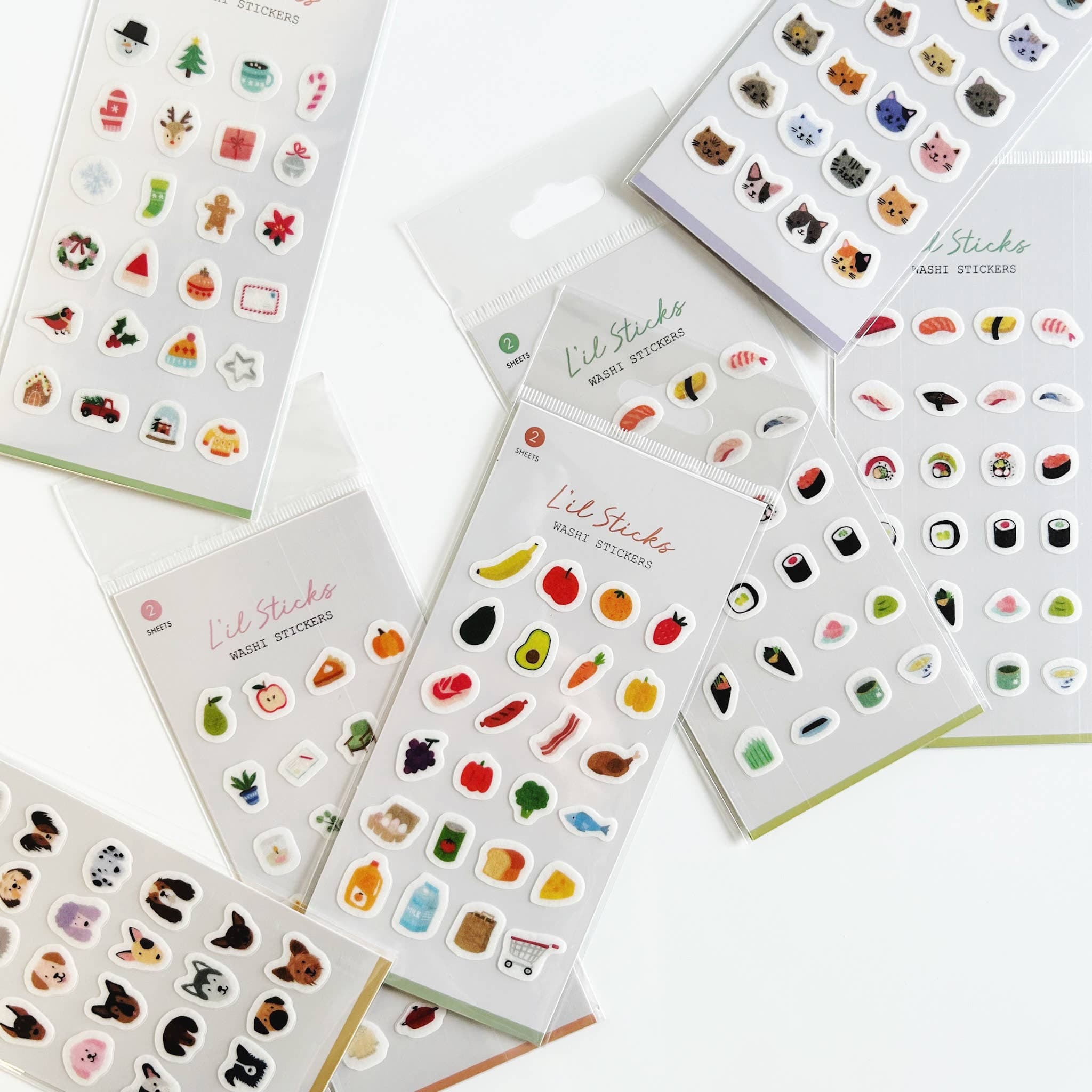 Favorite Story Girl of All Work Dogs L’il Sticks Washi Stickers