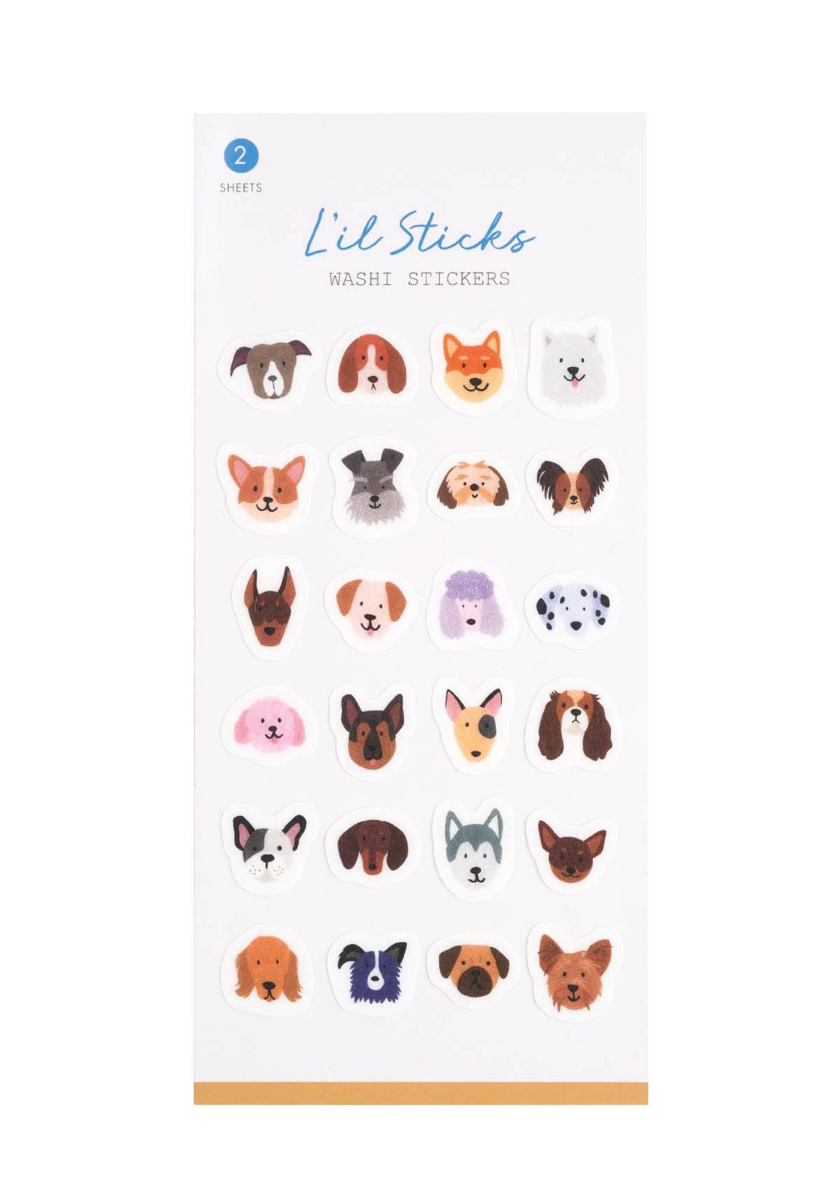 Favorite Story Girl of All Work Dogs L’il Sticks Washi Stickers