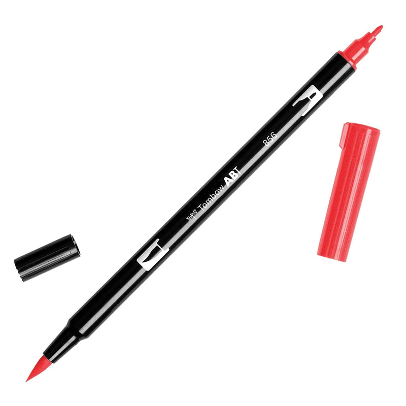 Favorite Story Tombow 856 Poppy Red - SKU# 56600 Dual Brush Pen Art Markers - Open Stock