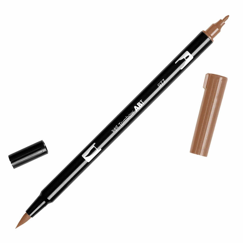 Favorite Story Tombow 977 Saddle Brown - SKU# 56615 Dual Brush Pen Art Markers - Open Stock