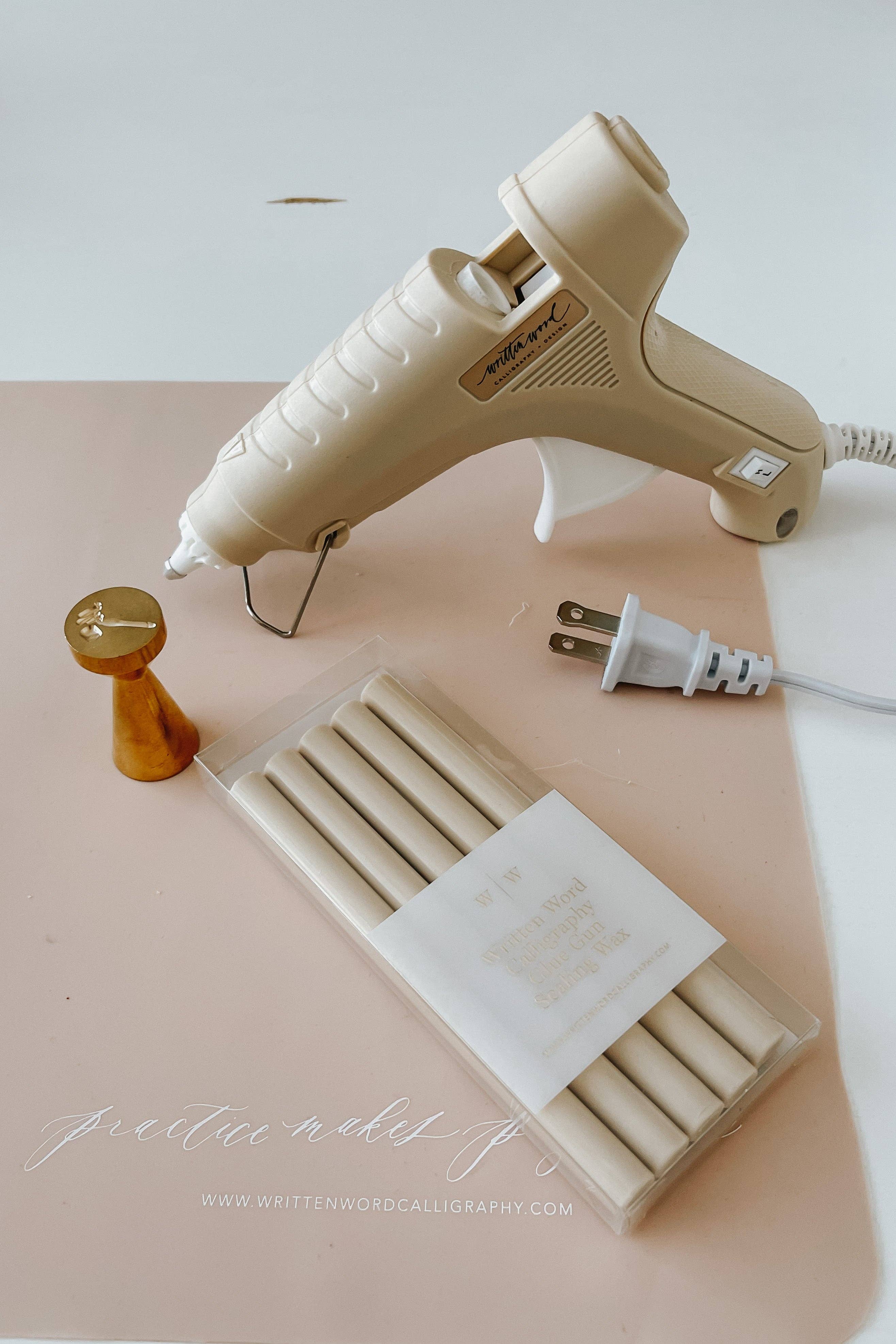 Favorite Story Written Word Calligraphy Dual-Heat Glue Gun for Wax Seals