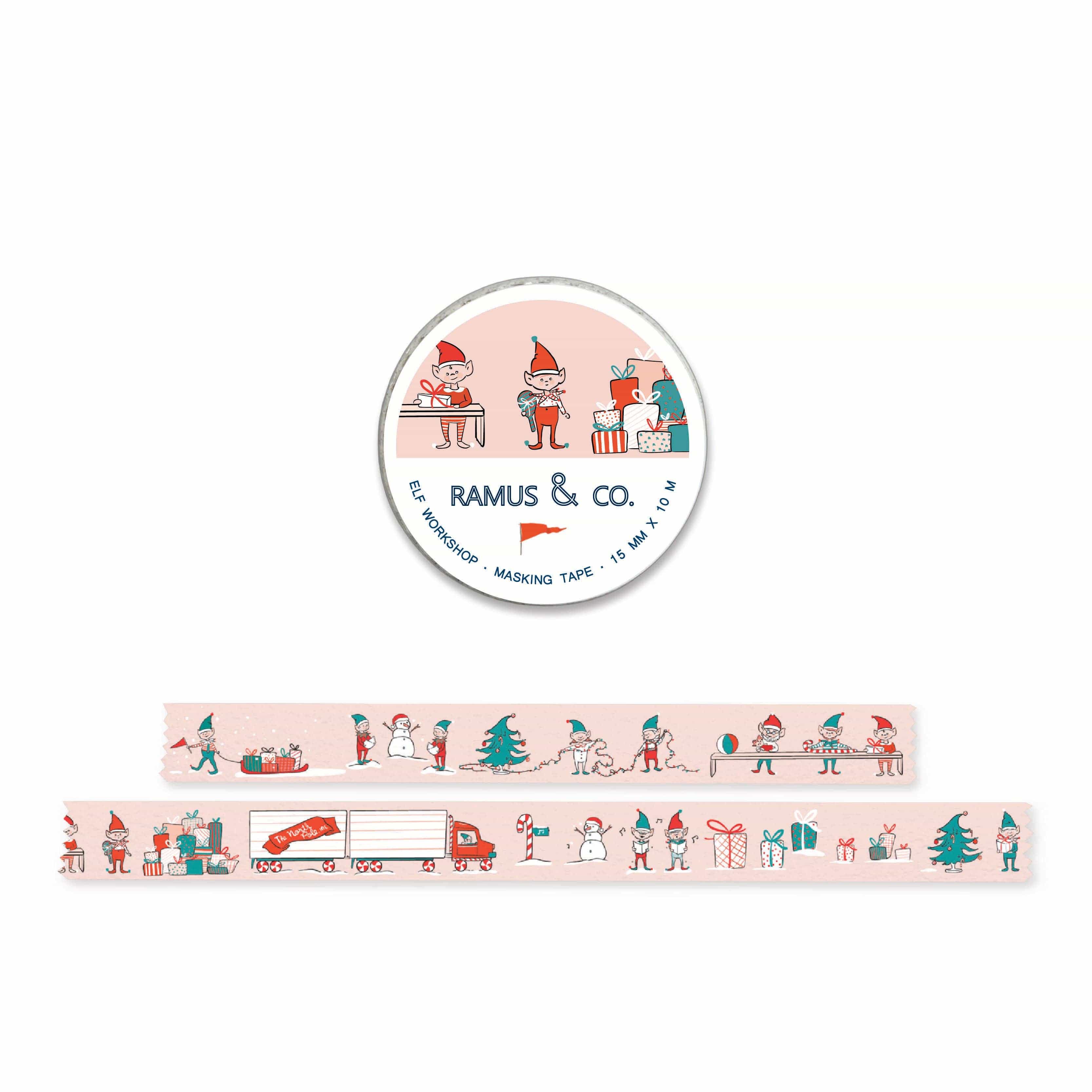 Favorite Story Ramus & Co. Elf Workshop Masking Tape