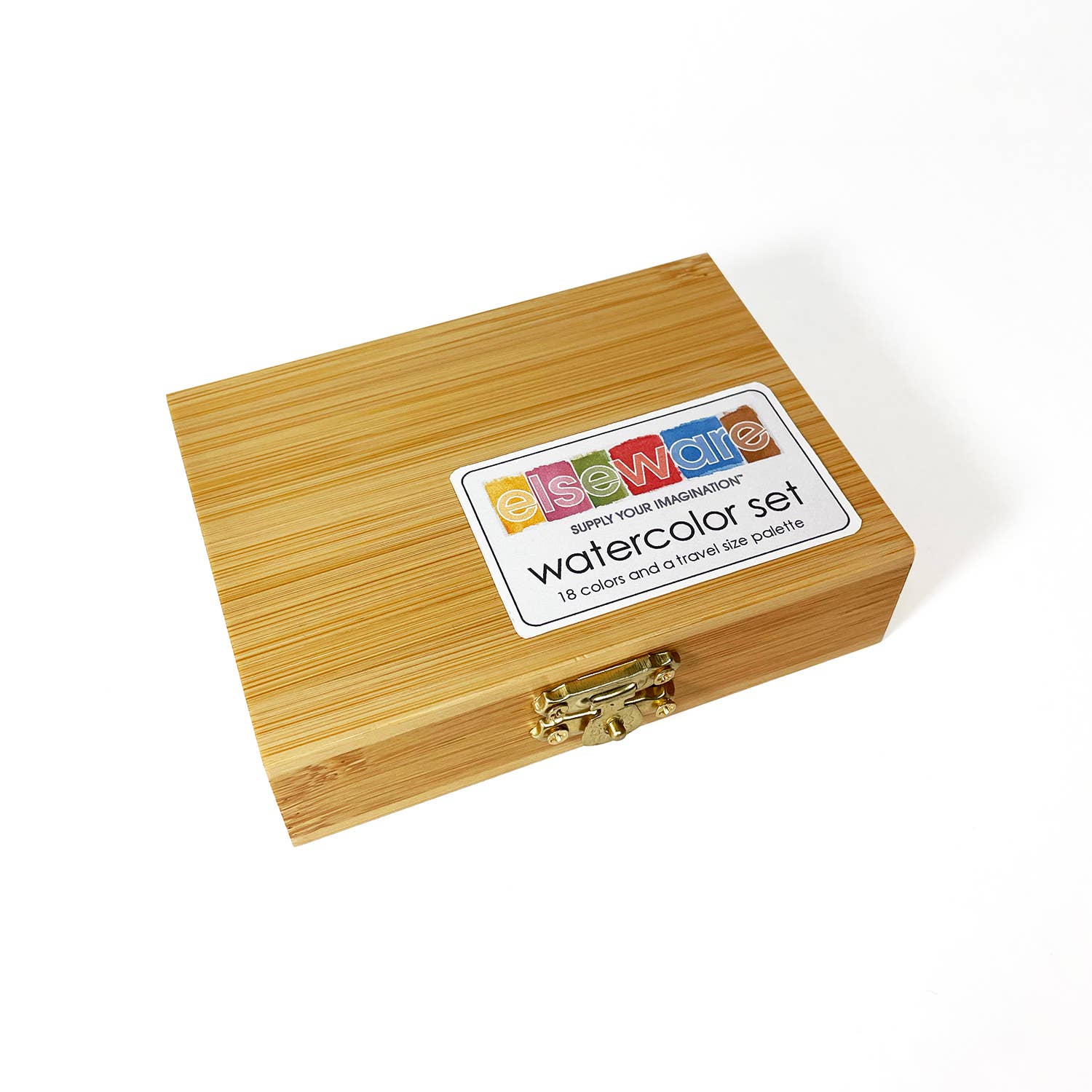 Favorite Story eco-kids / elseware unplug Elseware watercolors - bamboo box - case