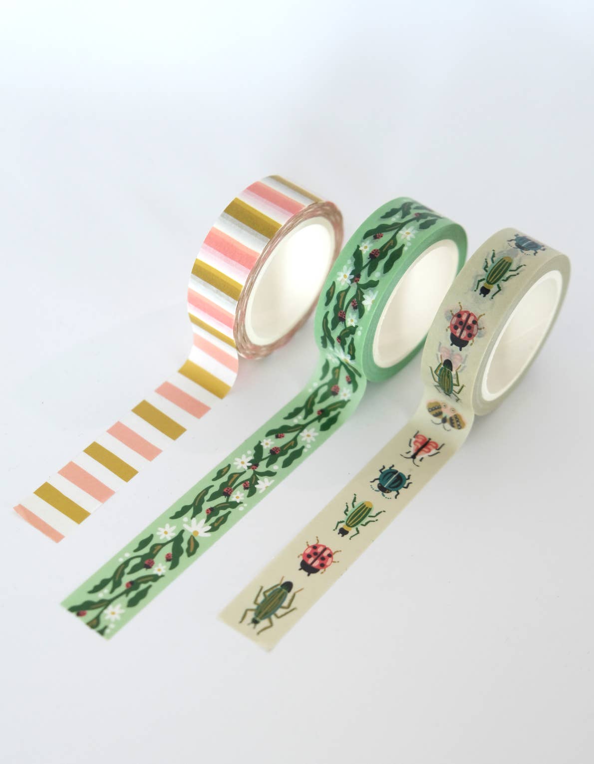 Favorite Story Idlewild Co. Entomologist Garden Washi Tape, Set of 3