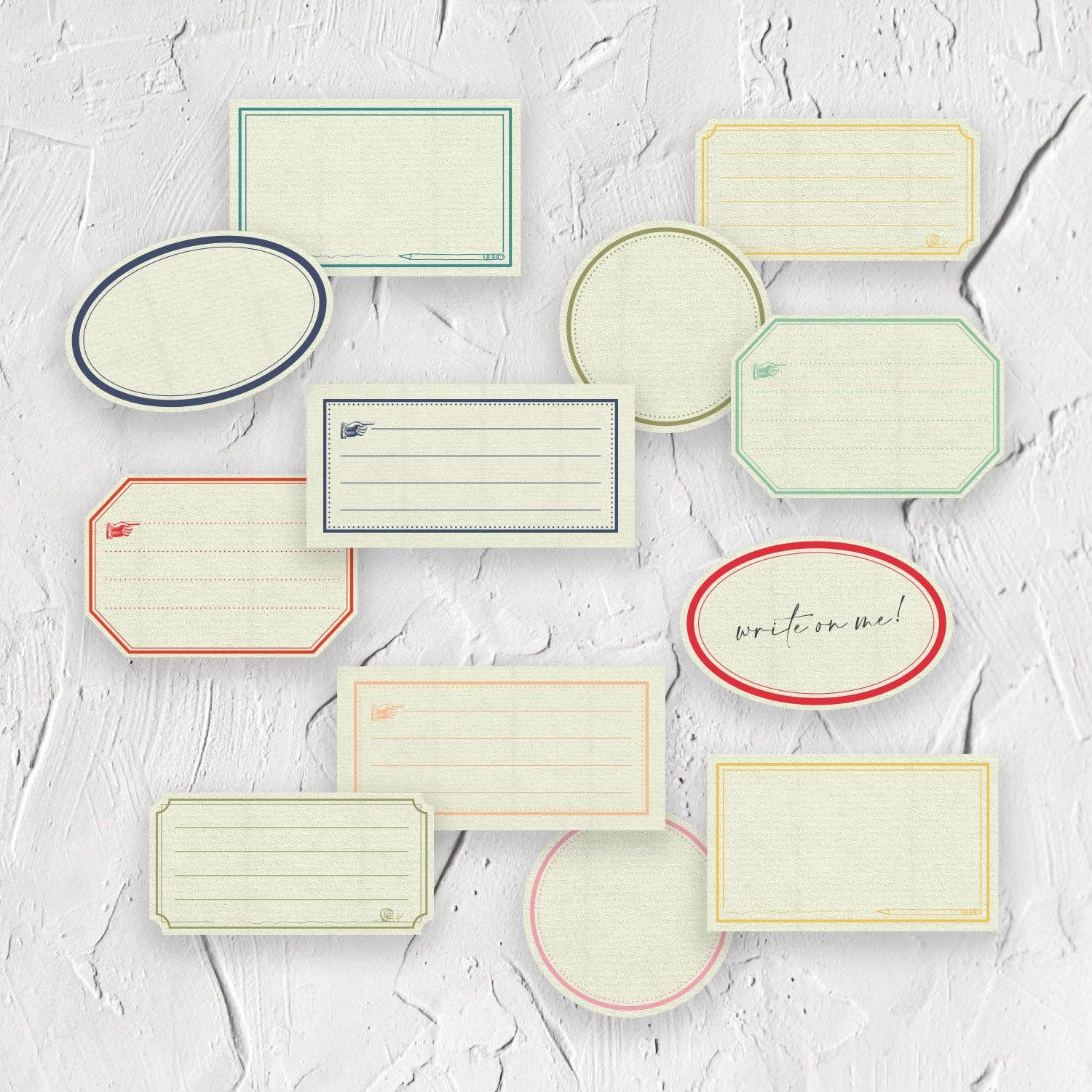 Favorite Story Belle & Union Ephemeria Paper Label Stickers, Rainbow