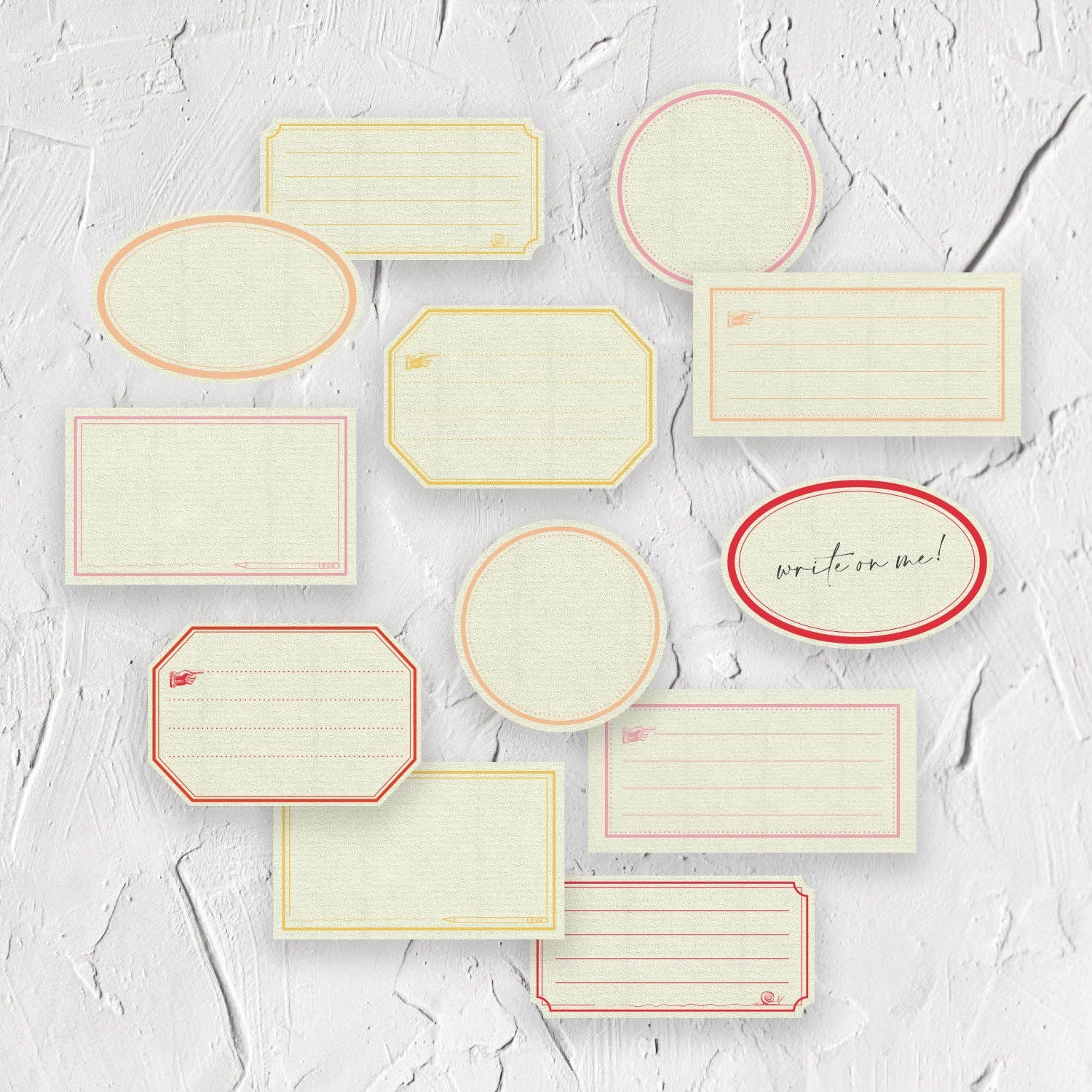 Favorite Story Belle & Union Ephemeria Paper Label Stickers, Warm