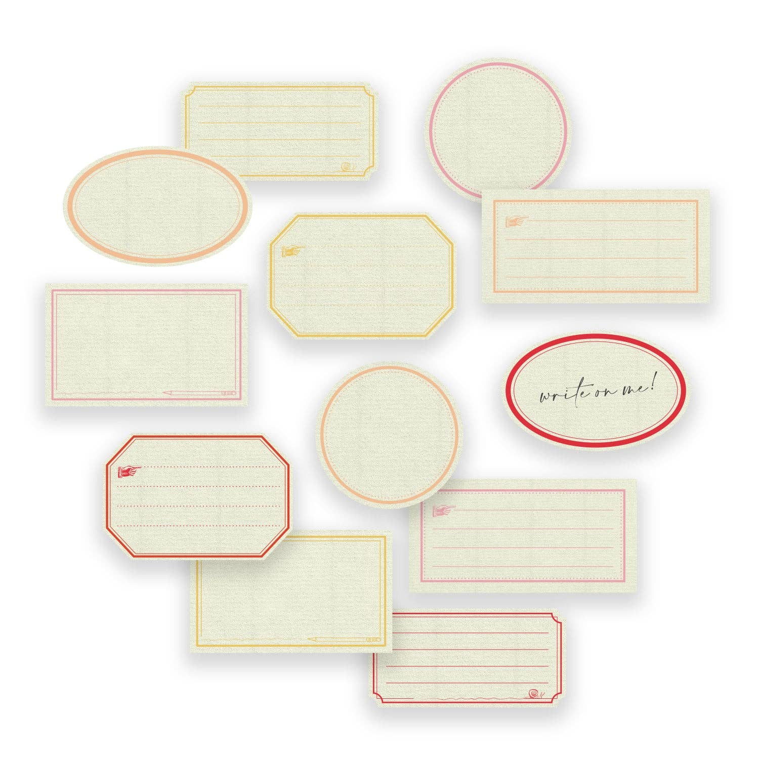 Favorite Story Belle & Union Ephemeria Paper Label Stickers, Warm
