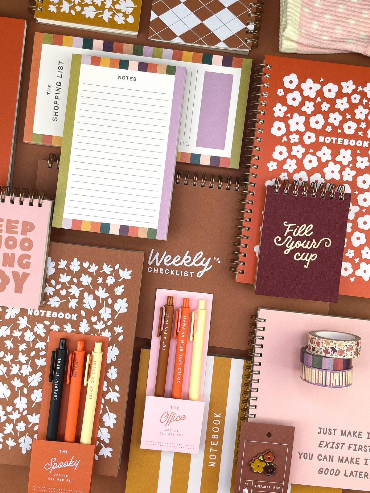 Favorite Story Ruff House Print Shop Fall Flower Pattern Washi Tape