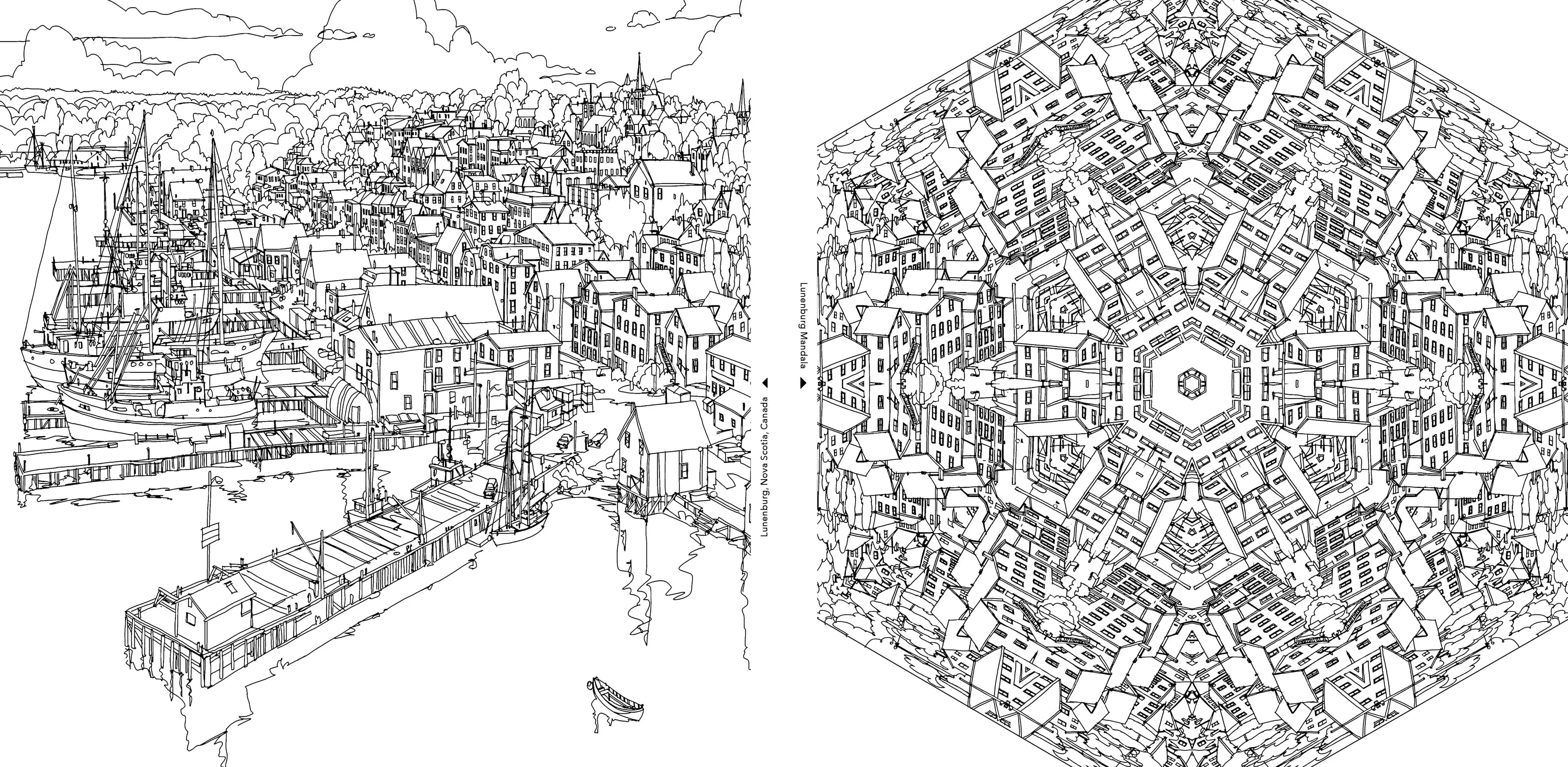 Favorite Story Penguin Random House LLC Fantastic Cities Coloring Book