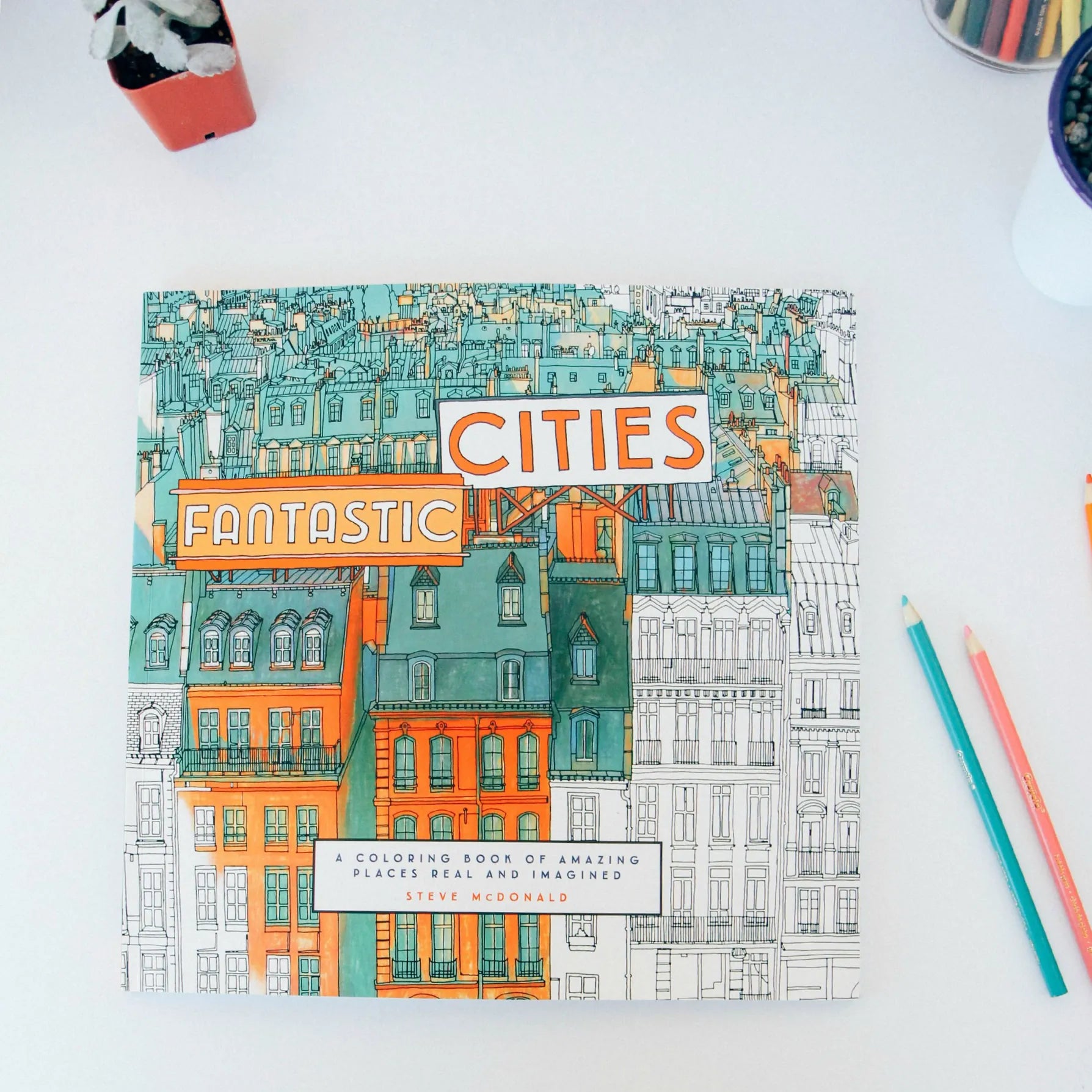 Favorite Story Penguin Random House LLC Fantastic Cities Coloring Book