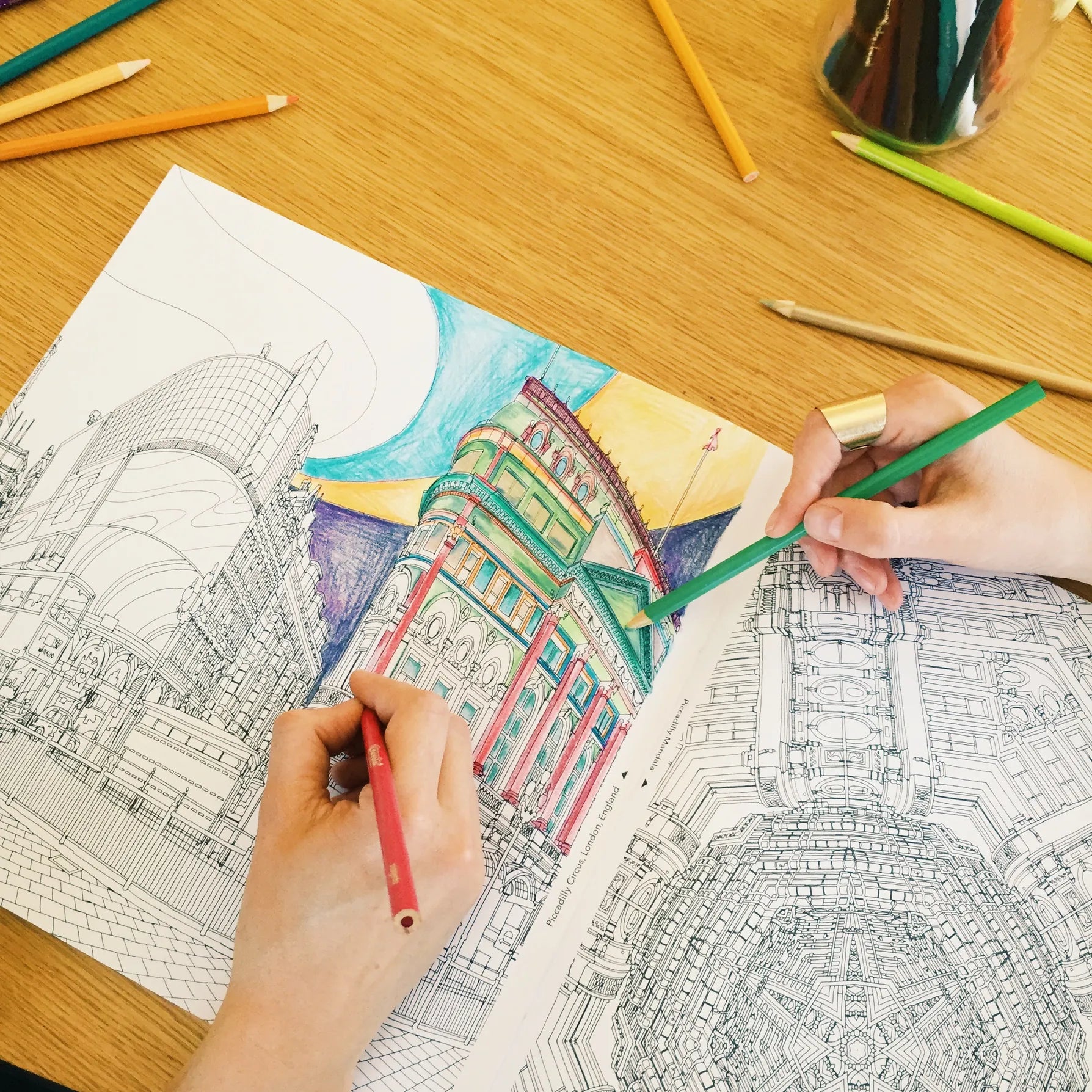 Favorite Story Penguin Random House LLC Fantastic Cities Coloring Book