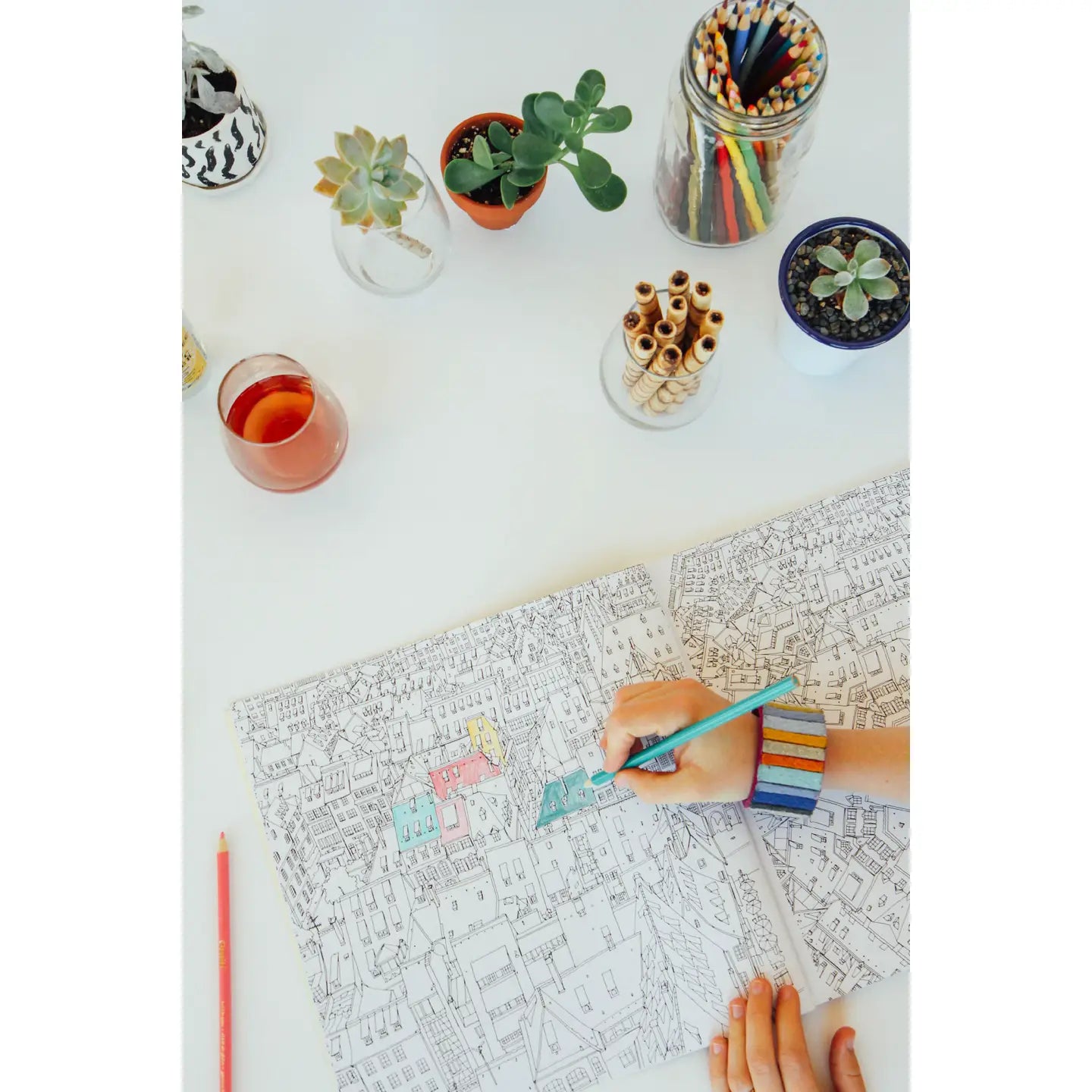 Favorite Story Penguin Random House LLC Fantastic Cities Coloring Book
