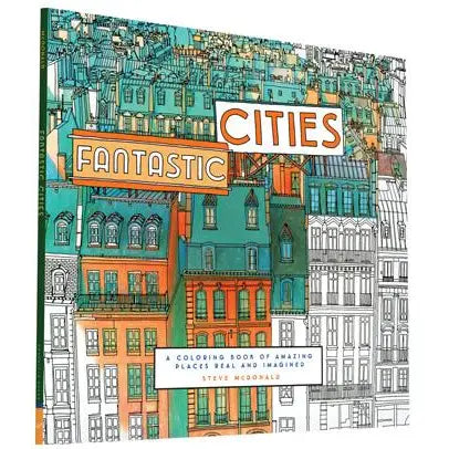 Favorite Story Penguin Random House LLC Fantastic Cities Coloring Book