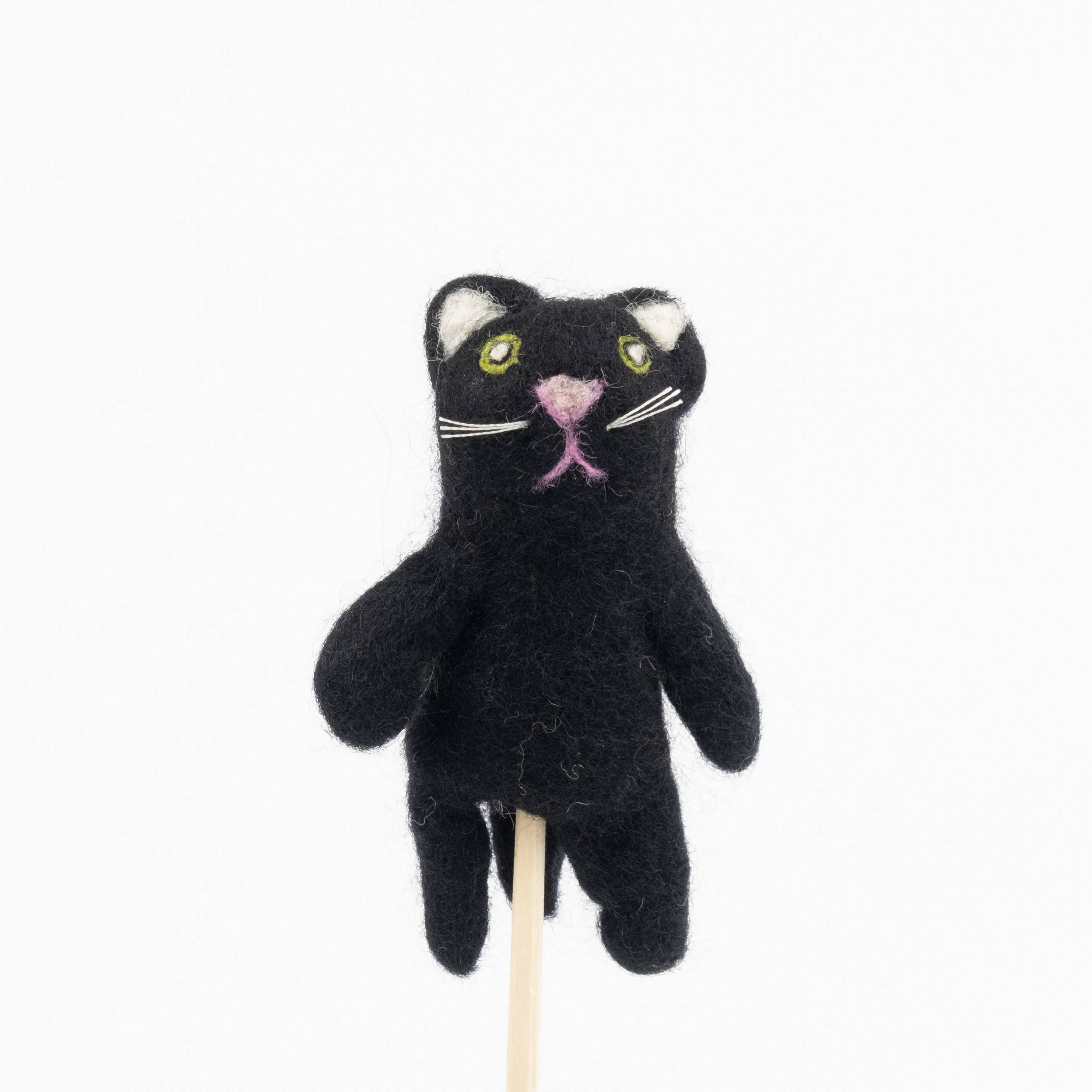 Favorite Story The Winding Road Finger Puppets - Black Cat - Set of 6