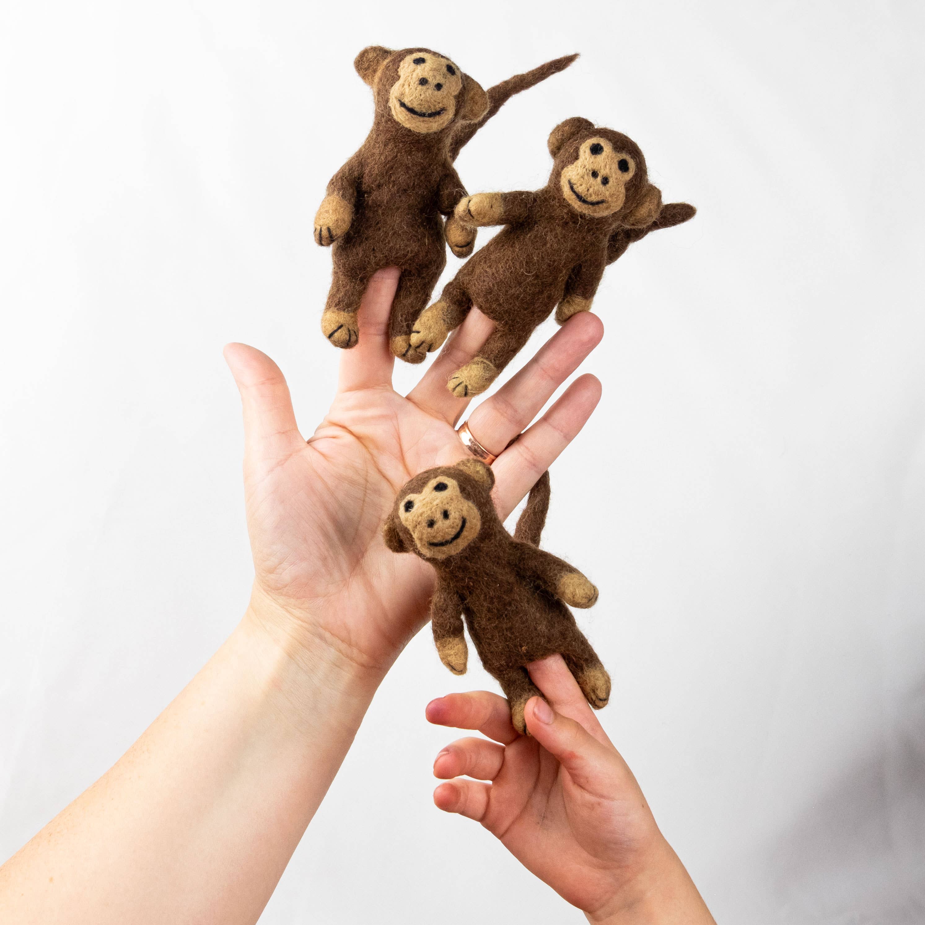 Favorite Story The Winding Road Finger Puppets - Monkey - Set of 6