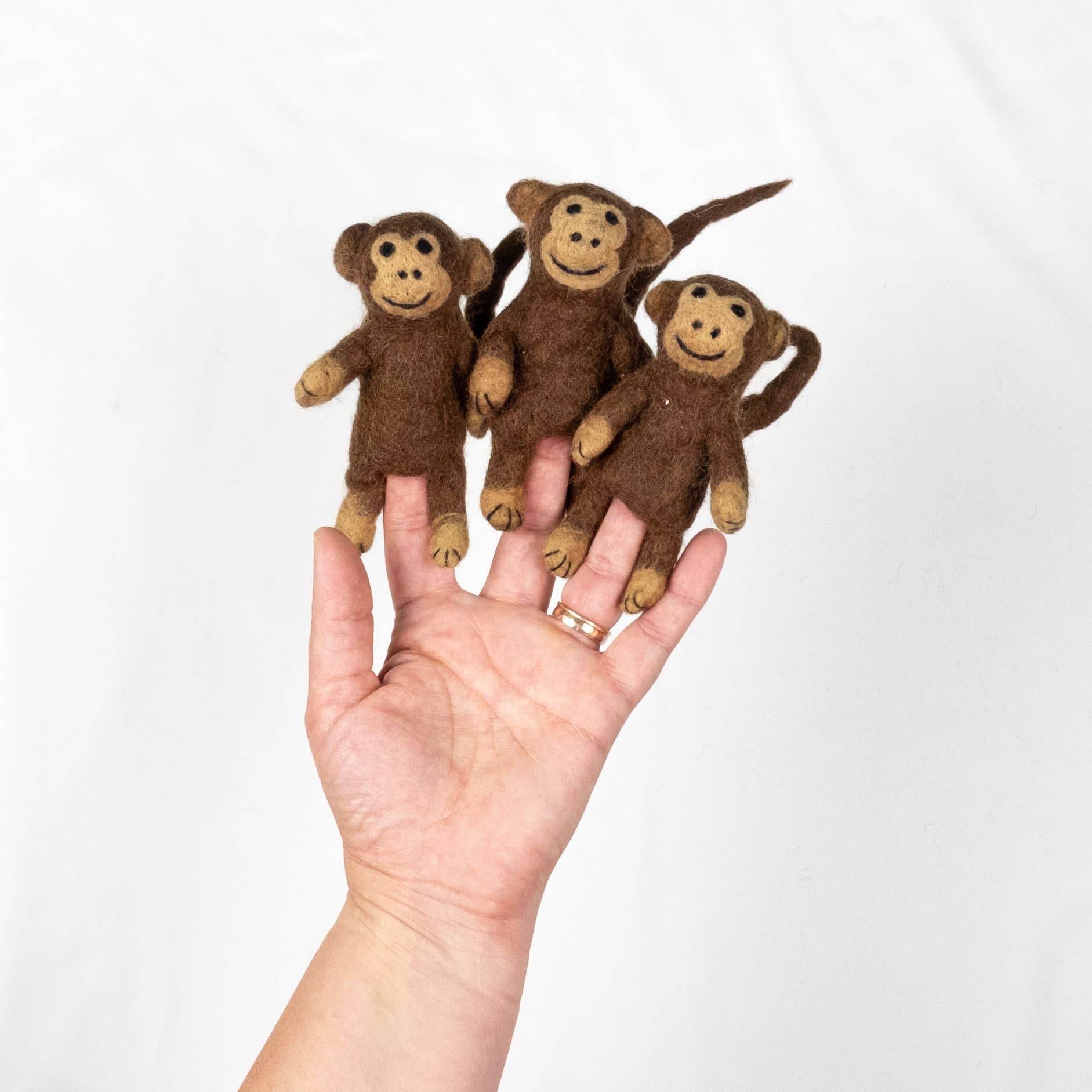 Favorite Story The Winding Road Finger Puppets - Monkey - Set of 6