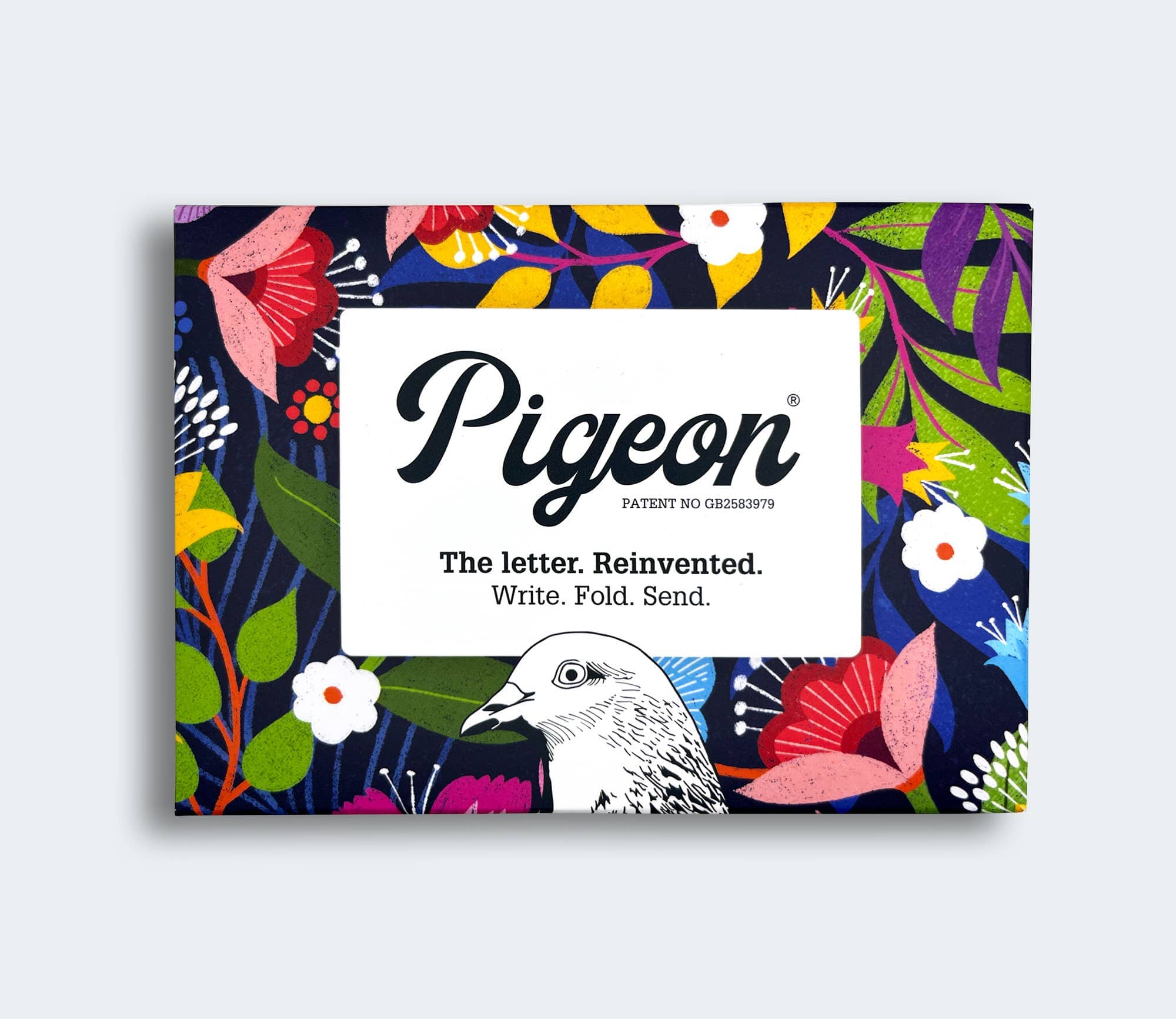 Favorite Story pigeonposted Floral Fantasia Pigeon. Botanical Folding Letters, Pack of 6