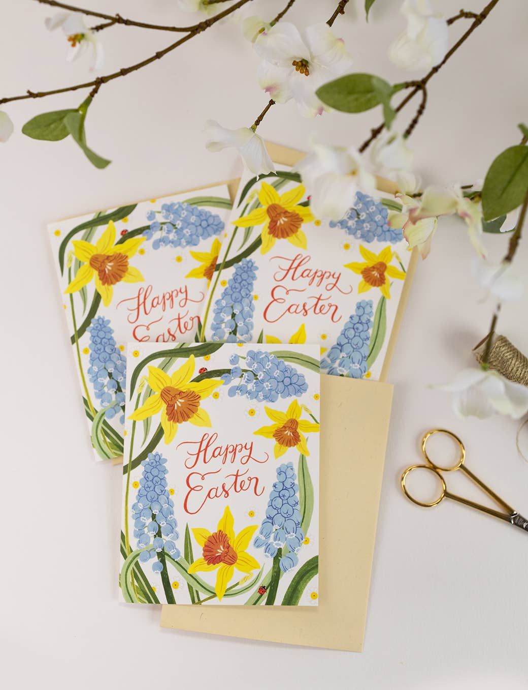 Favorite Story Botanica Paper Co. FLORAL |  Happy Easter card