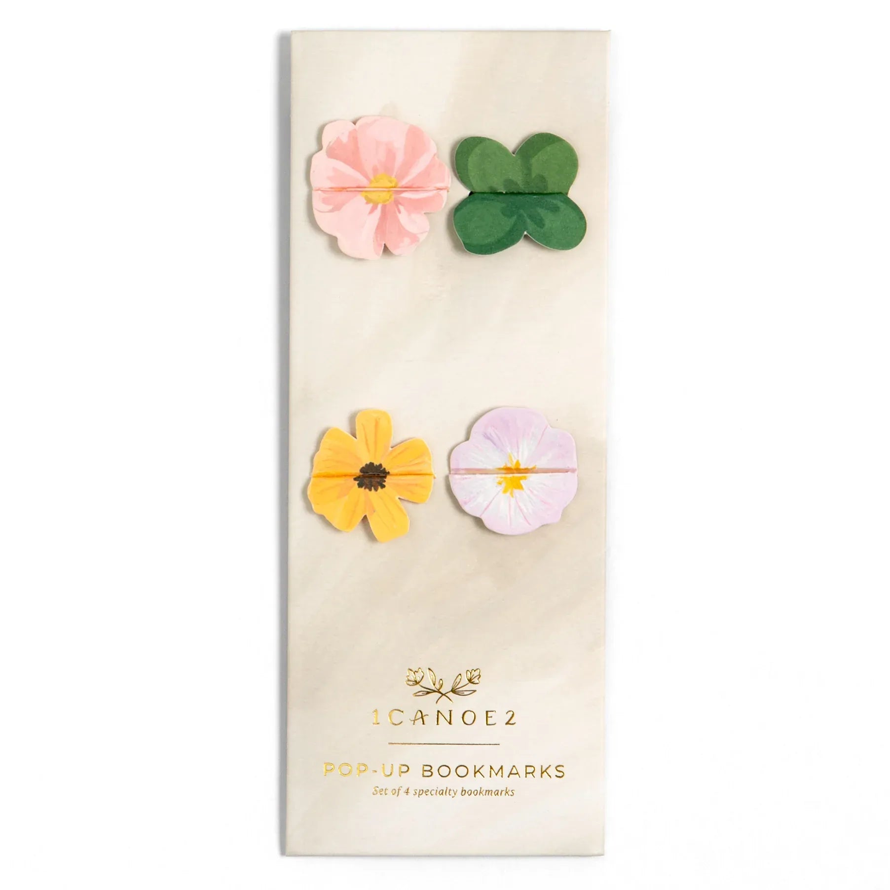 Favorite Story 1canoe2 | One Canoe Two Paper Co. Floral Pop-Up Bookmark Set of 4