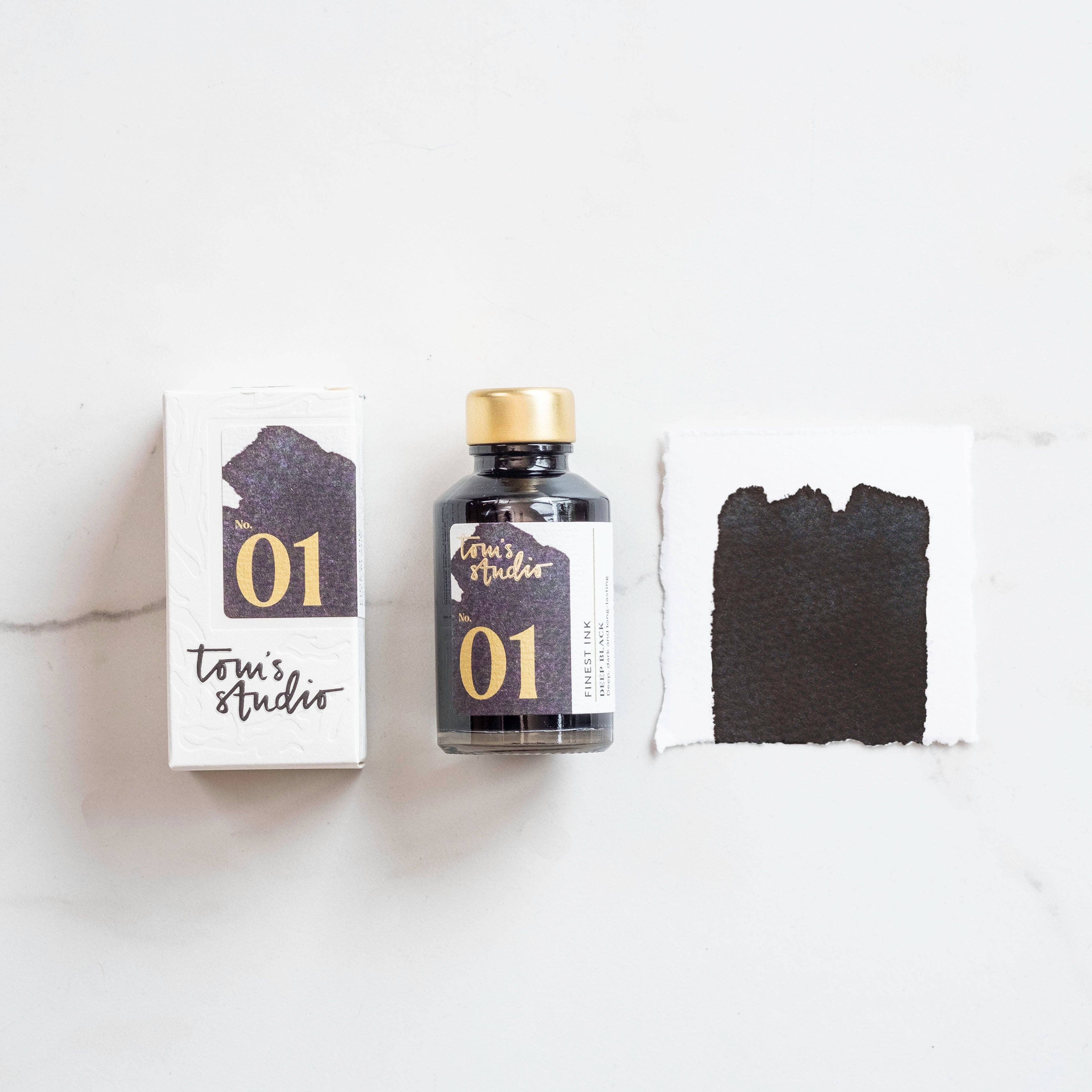 Favorite Story Tom's Studio Fountain Pen Ink - Deep Black