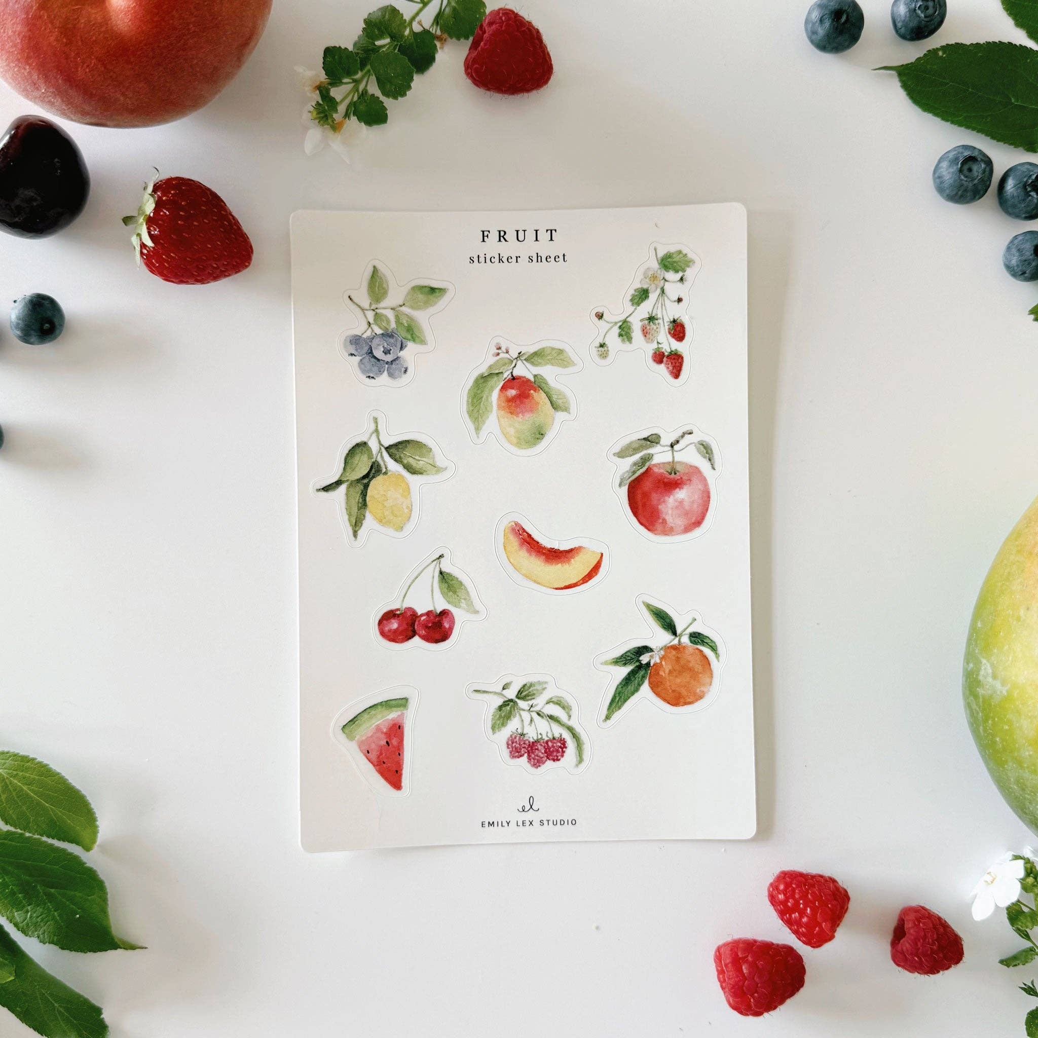 Favorite Story emily lex studio Fruit sticker sheets