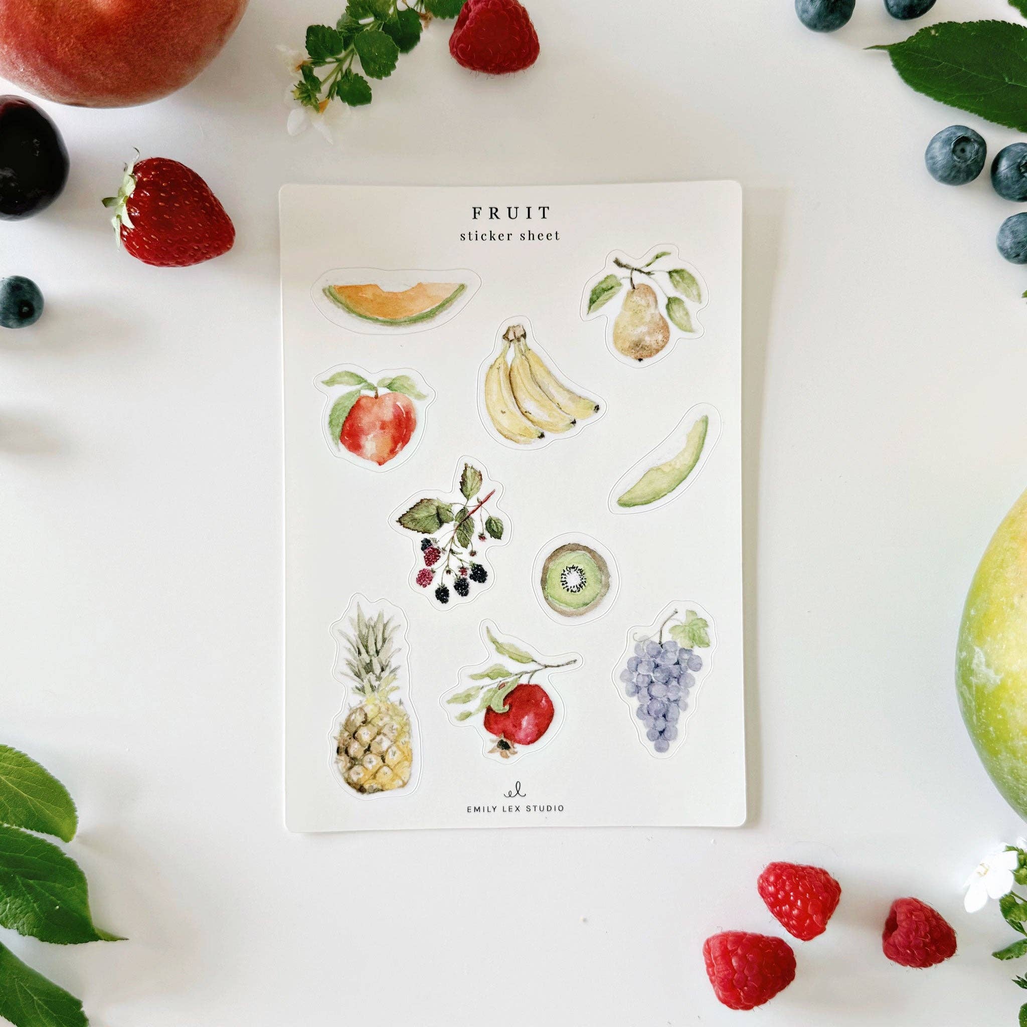Favorite Story emily lex studio Fruit sticker sheets