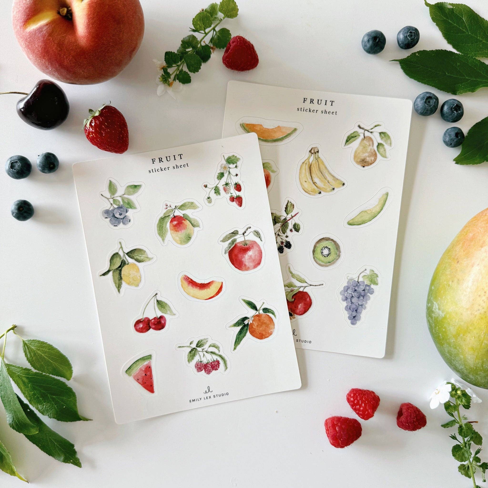 Favorite Story emily lex studio Fruit sticker sheets