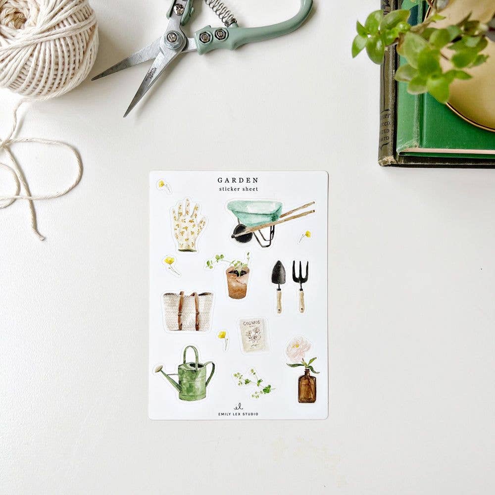 Favorite Story emily lex studio Garden sticker sheets