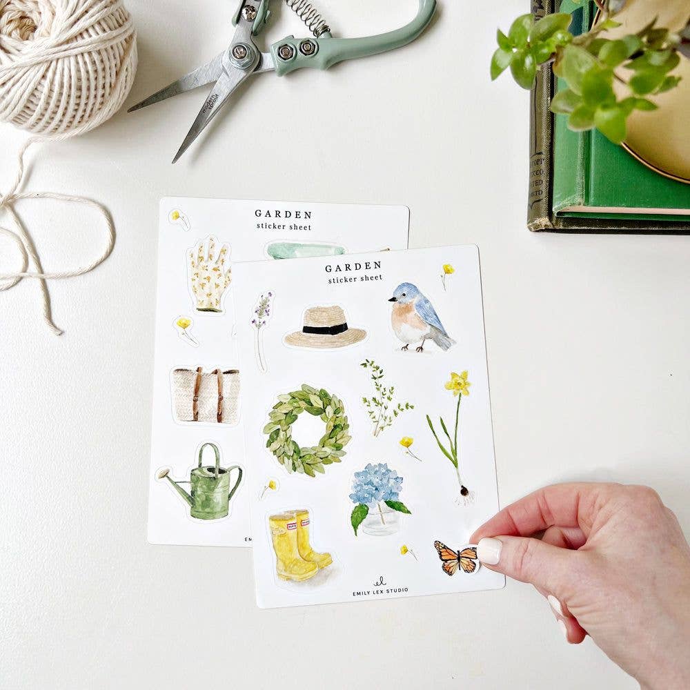 Favorite Story emily lex studio Garden sticker sheets
