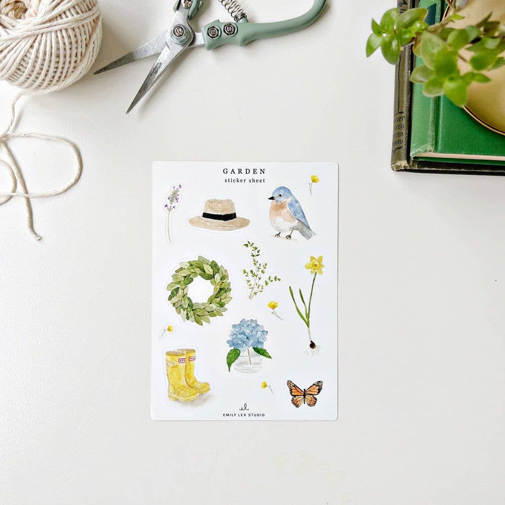 Favorite Story emily lex studio Garden sticker sheets