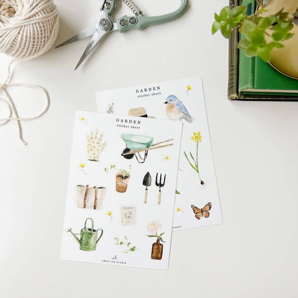 Favorite Story emily lex studio Garden sticker sheets