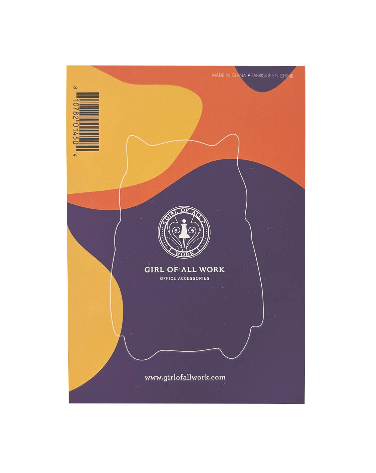 Favorite Story Girl of All Work Ghost Cat Die Cut Sticky Notes