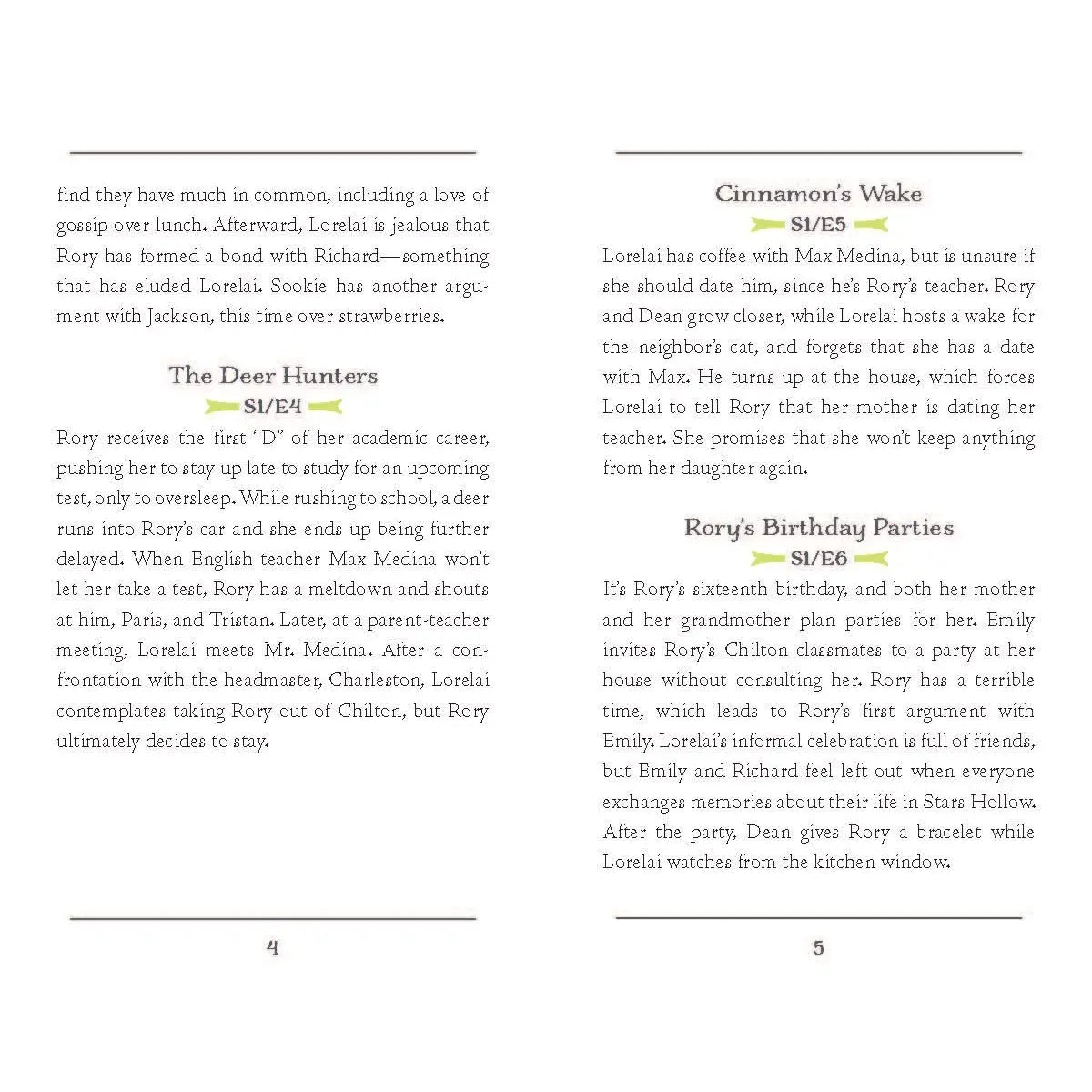 Favorite Story Game Chronicle Books Gilmore Girls: Trivia Deck and Episode Guide