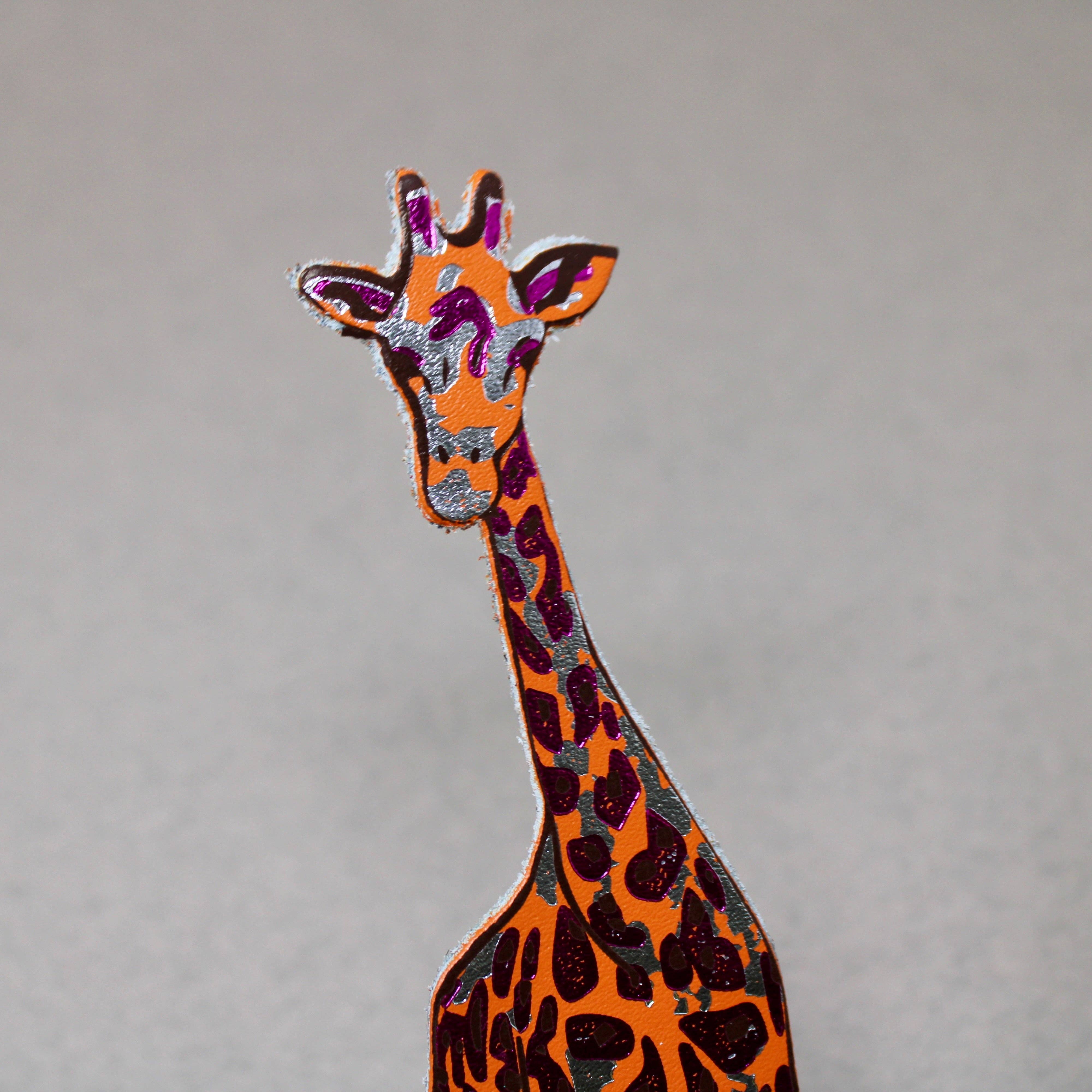 Favorite Story Ark Colour Design Yellow Giraffe Bookmark