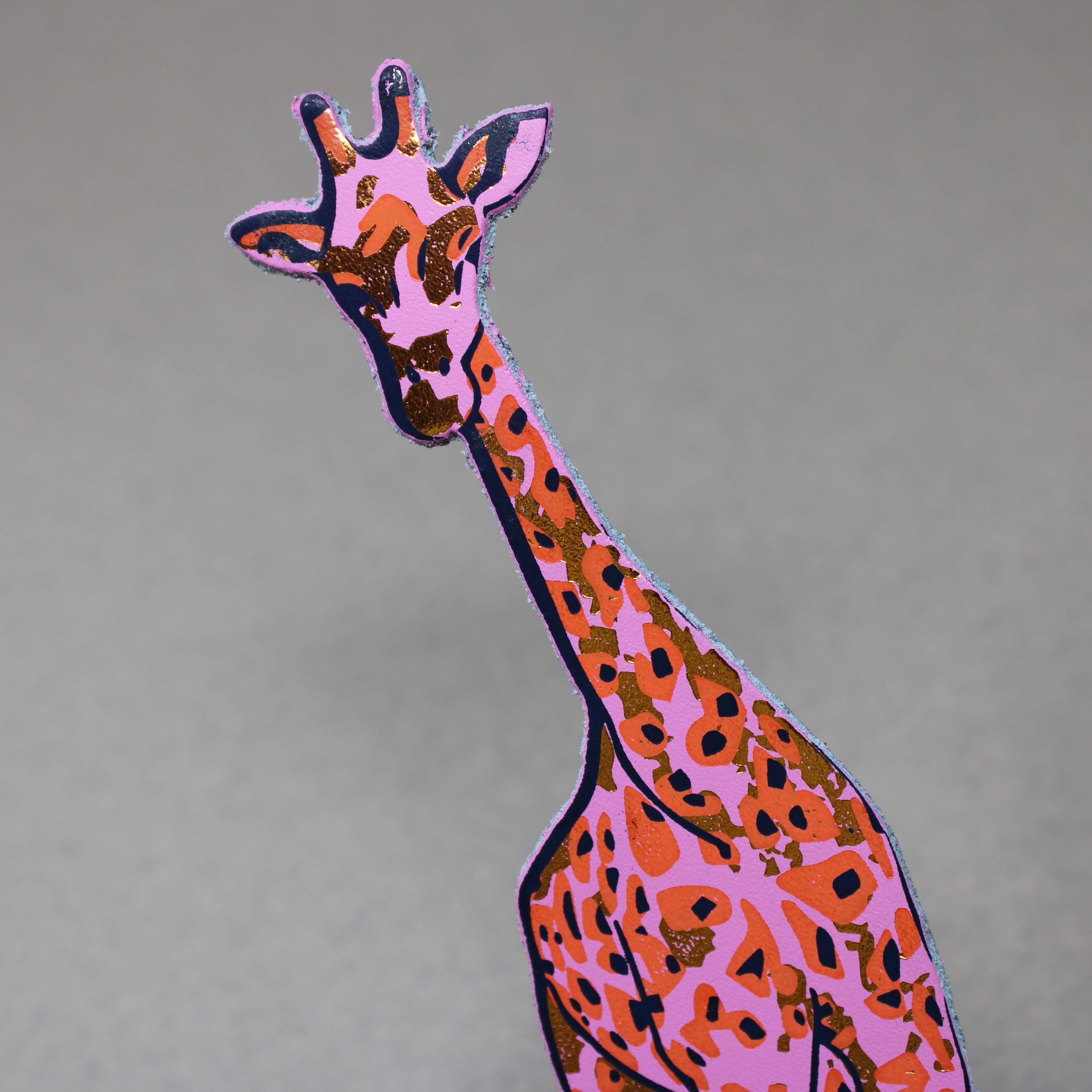 Favorite Story Ark Colour Design Yellow Giraffe Bookmark