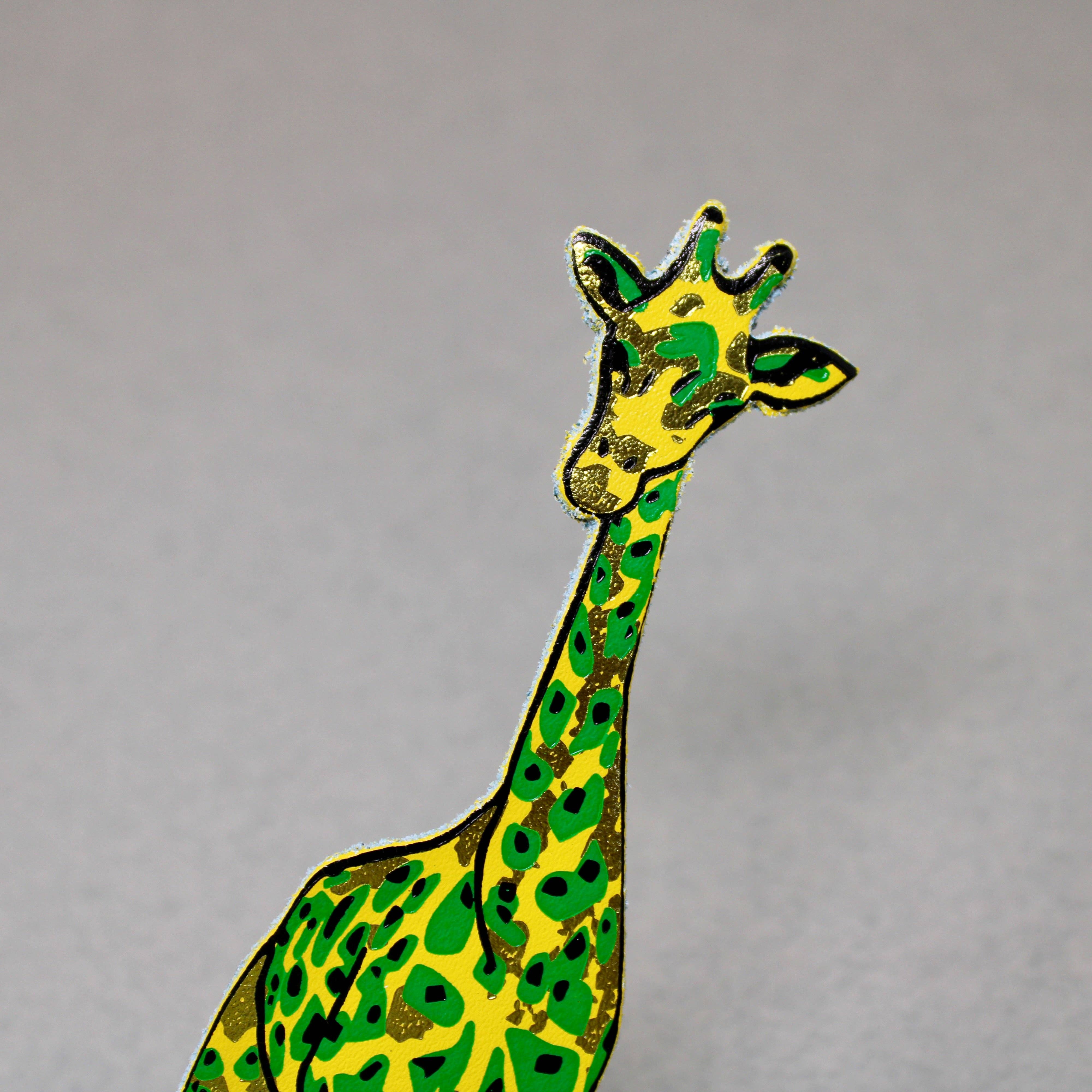 Favorite Story Ark Colour Design Yellow Giraffe Bookmark