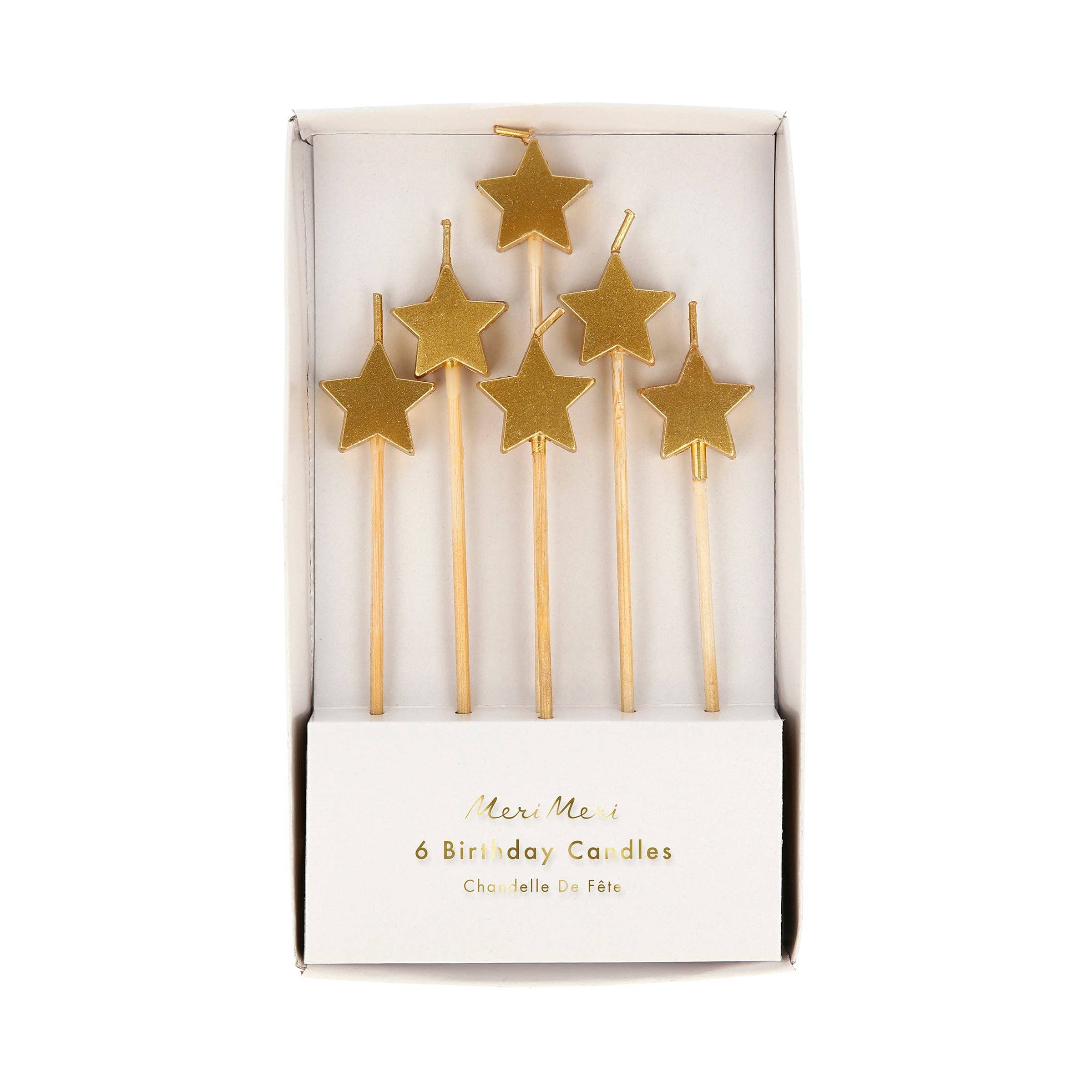 Favorite Story Meri Meri Gold Star Candles