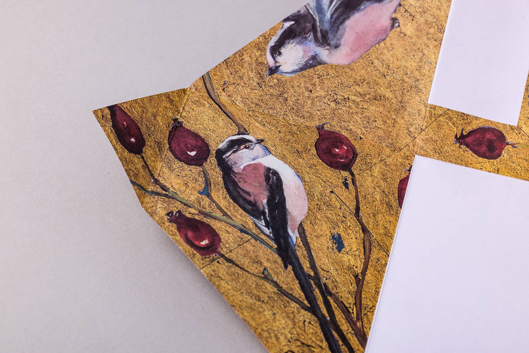 Favorite Story pigeonposted Golden Flight Pigeon, Folding Letter Set – Pack of 6 Letters