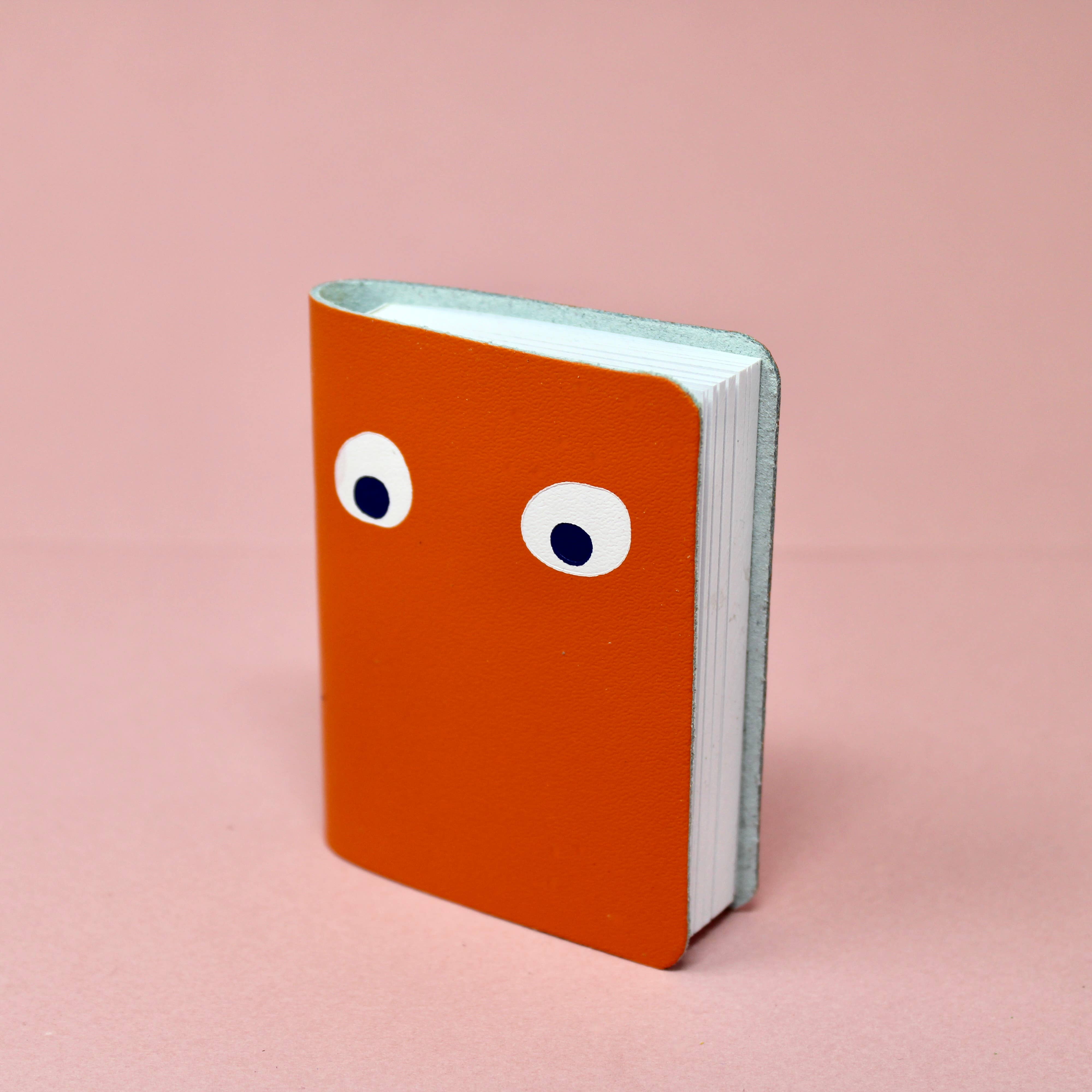 Favorite Story Ark Colour Design Googly Eye Mini Leather Notebook