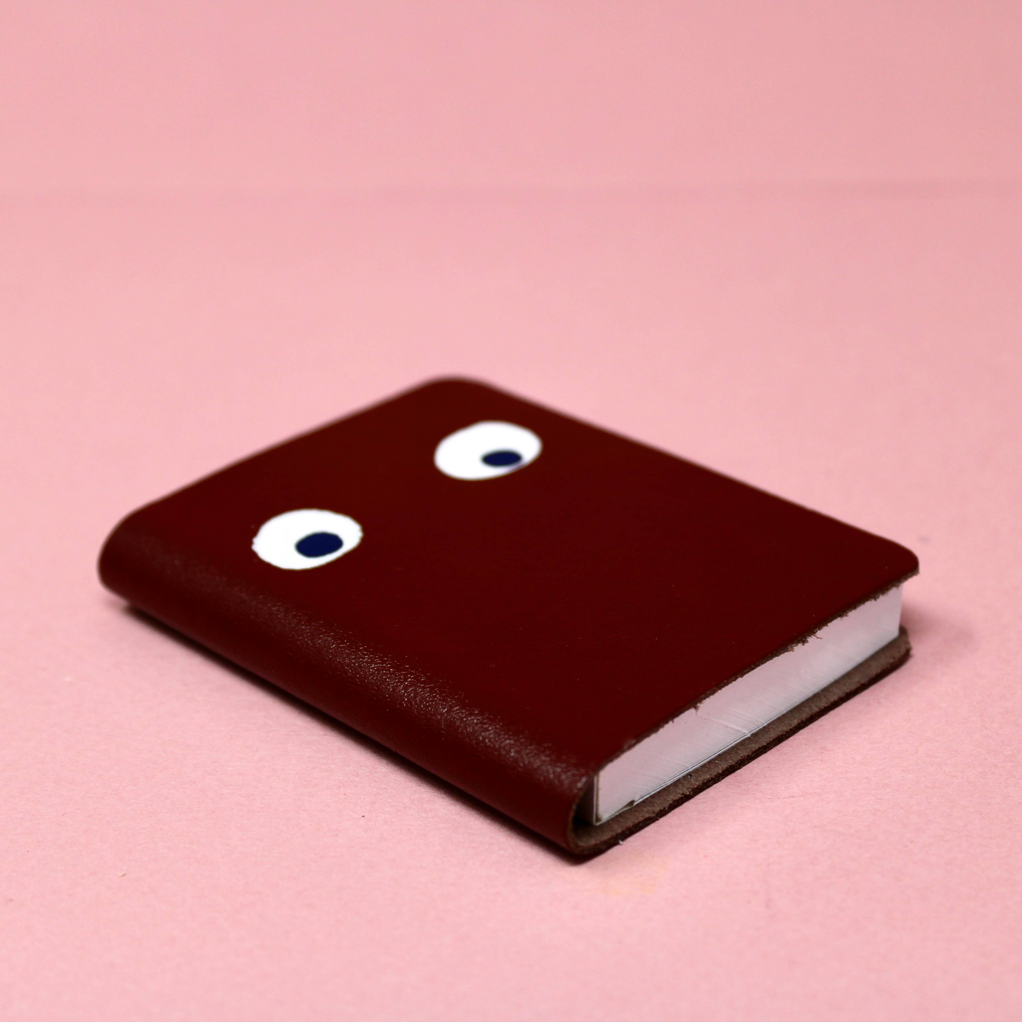 Favorite Story Ark Colour Design Googly Eye Mini Leather Notebook