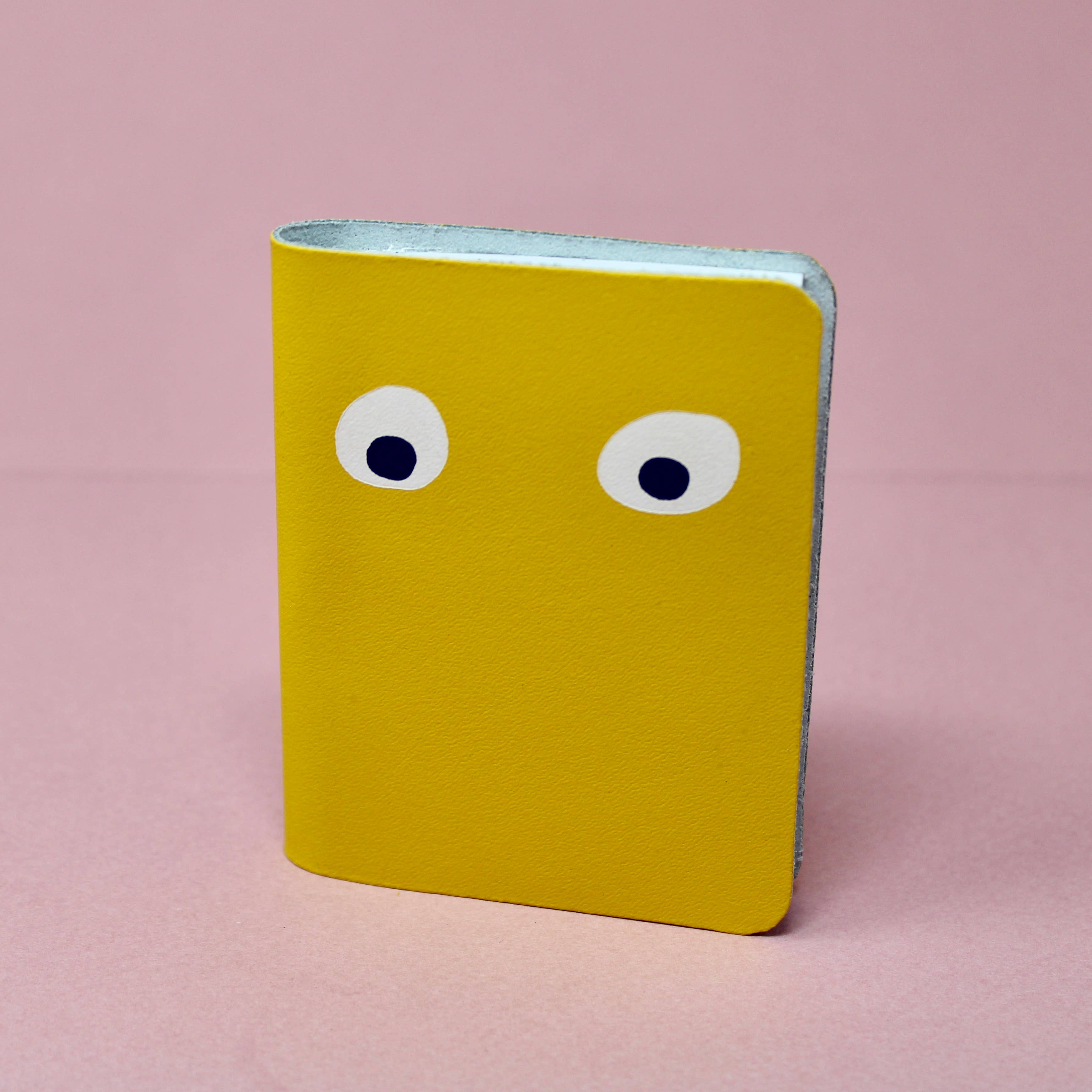 Favorite Story Ark Colour Design Googly Eye Mini Leather Notebook
