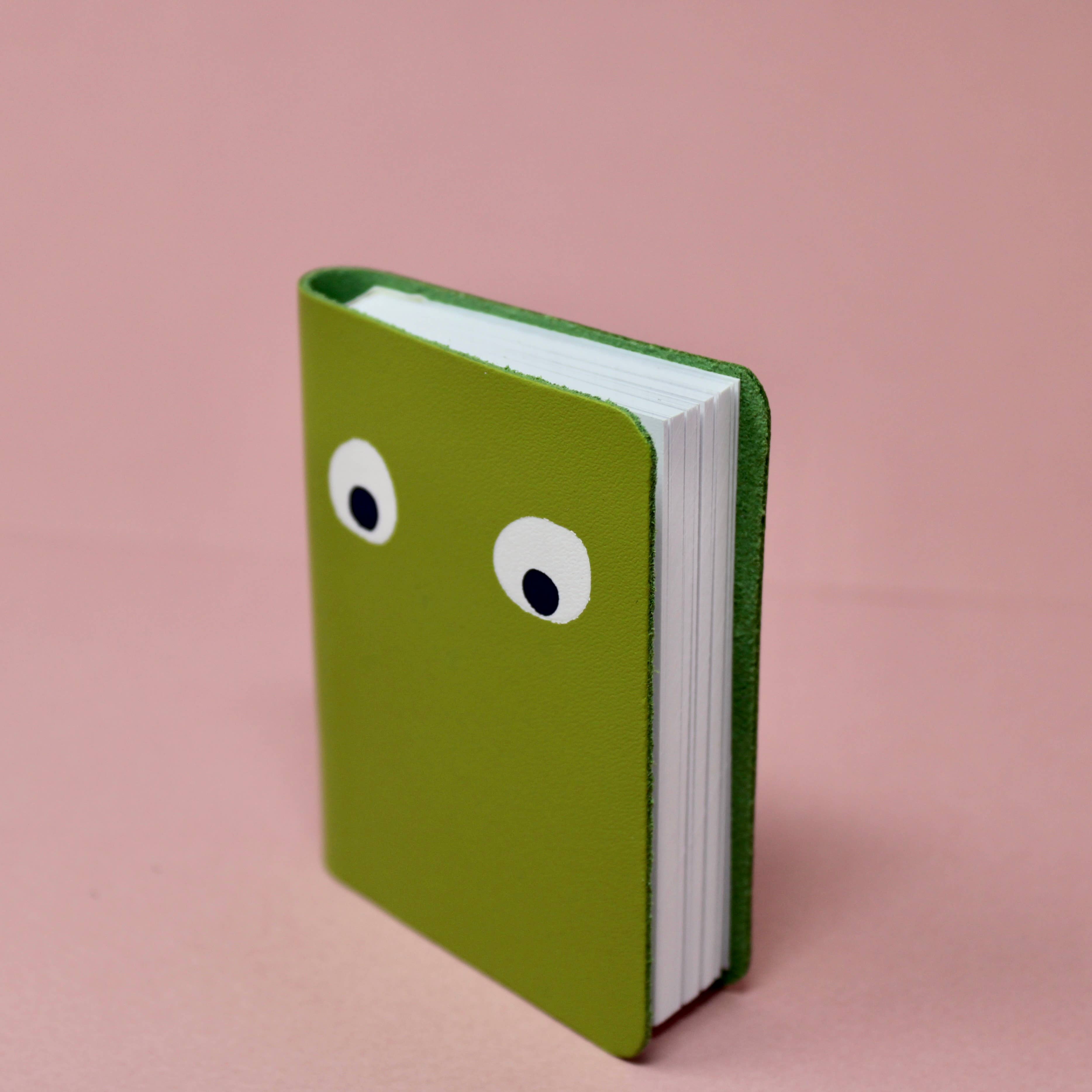 Favorite Story Ark Colour Design Googly Eye Mini Leather Notebook