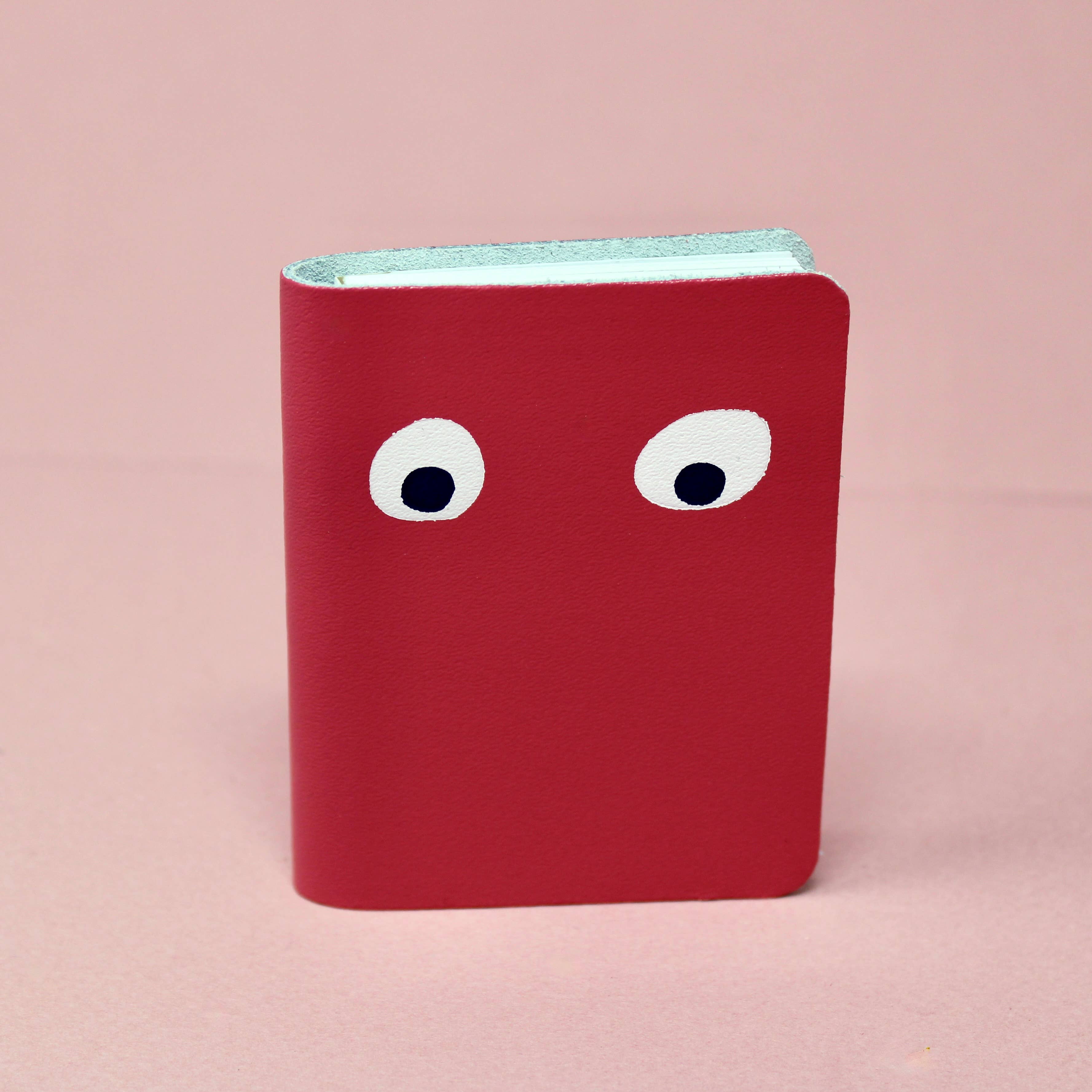 Favorite Story Ark Colour Design Googly Eye Mini Leather Notebook