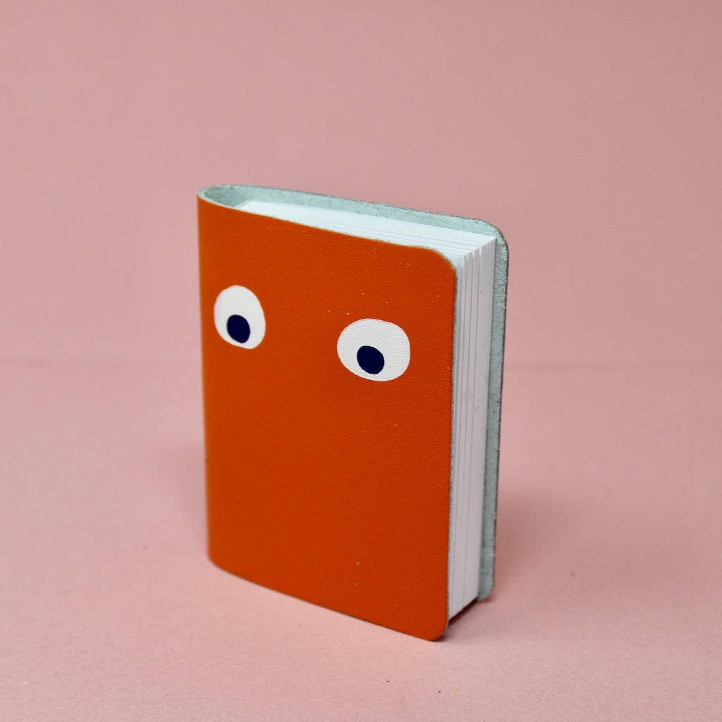 Favorite Story Ark Colour Design Googly Eye Mini Leather Notebook
