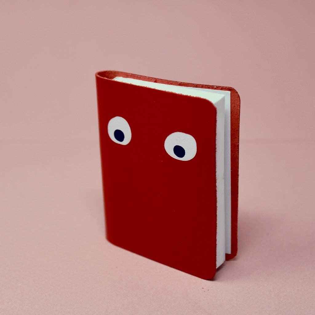 Favorite Story Ark Colour Design Googly Eye Mini Leather Notebook