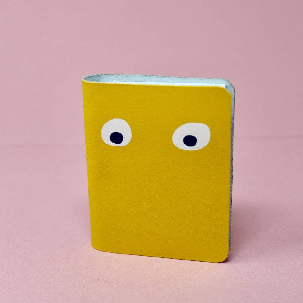 Favorite Story Ark Colour Design Googly Eye Mini Leather Notebook